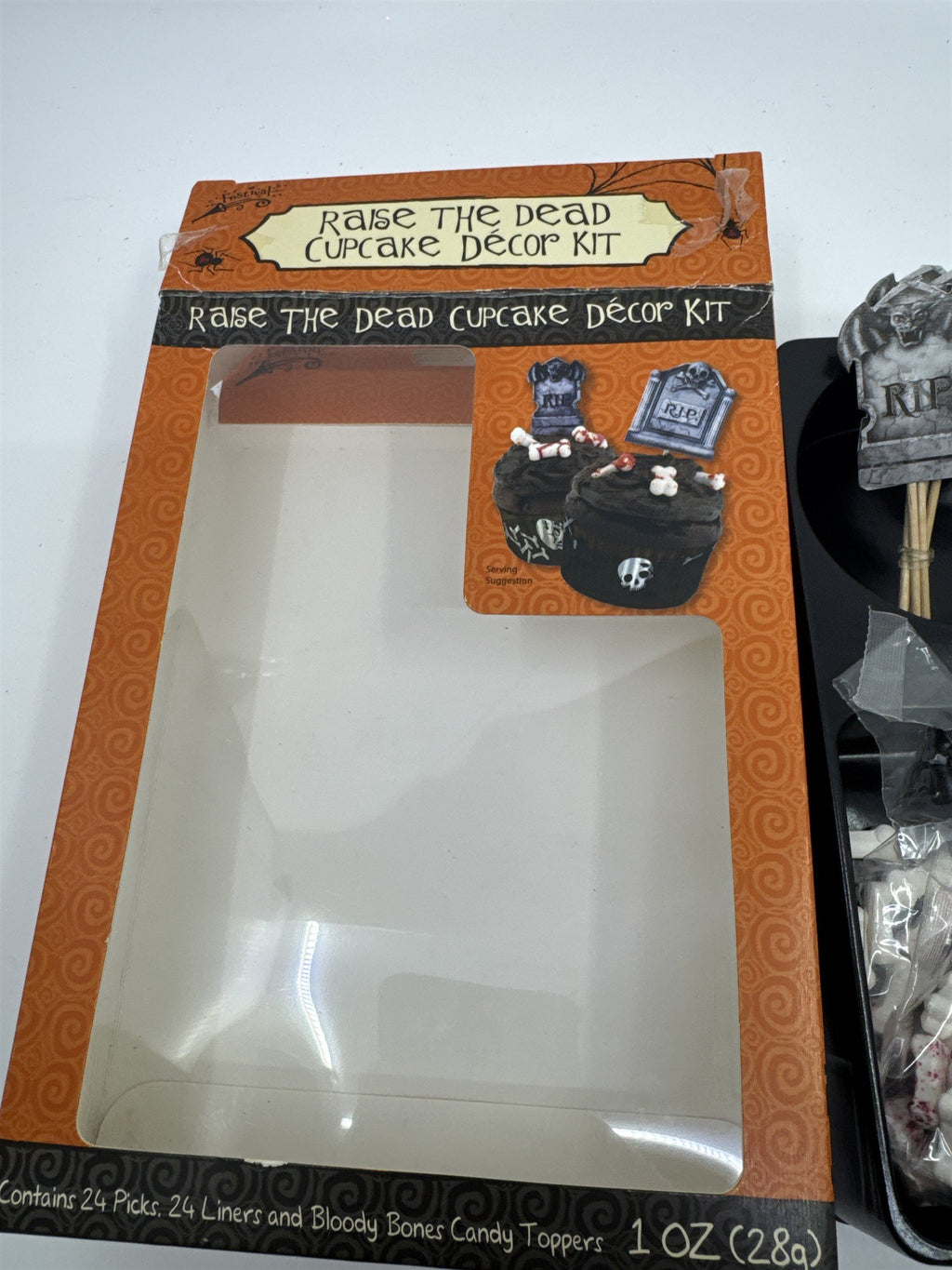 Festival Raise the Dead Cupcake Decor Kit for Halloween Missing Some Pieces