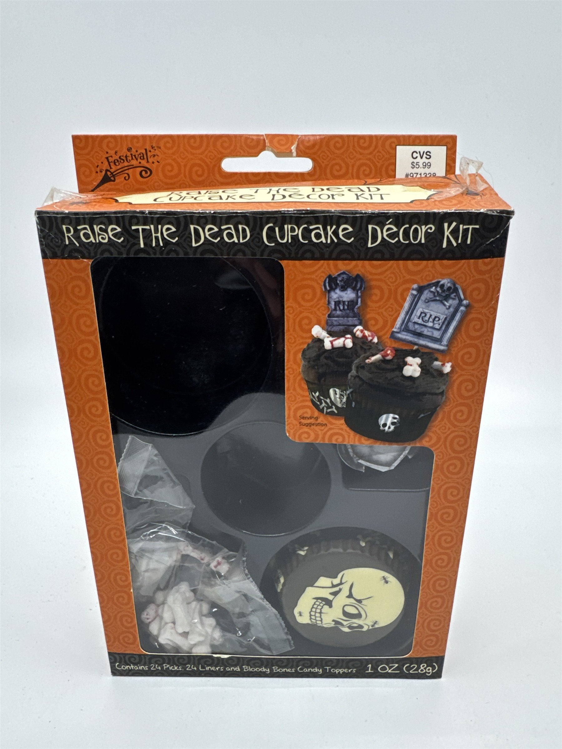 Festival Raise the Dead Cupcake Decor Kit for Halloween Missing Some Pieces