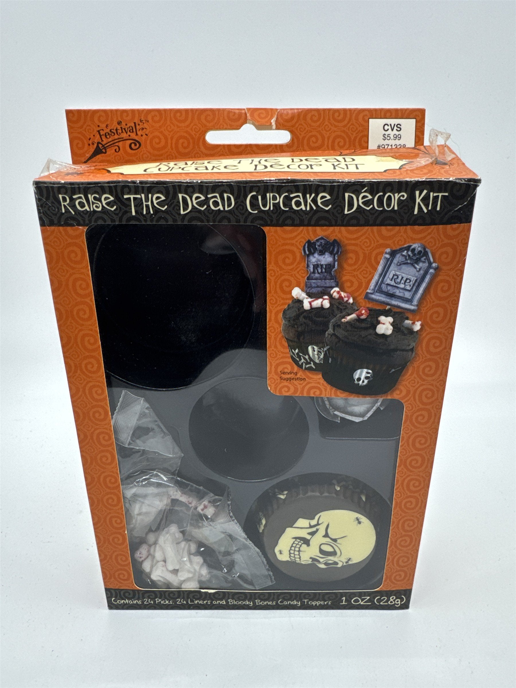 Festival Raise the Dead Cupcake Decor Kit for Halloween Missing Some Pieces