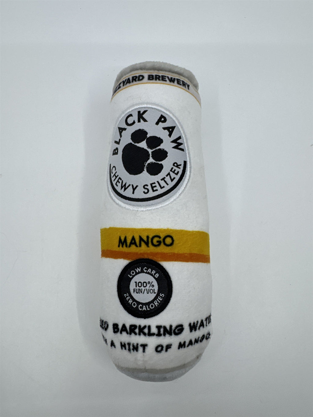 Black Paw Chewy Seltzer Mango Fuzzyard Brewery Drinkers Dog Toy