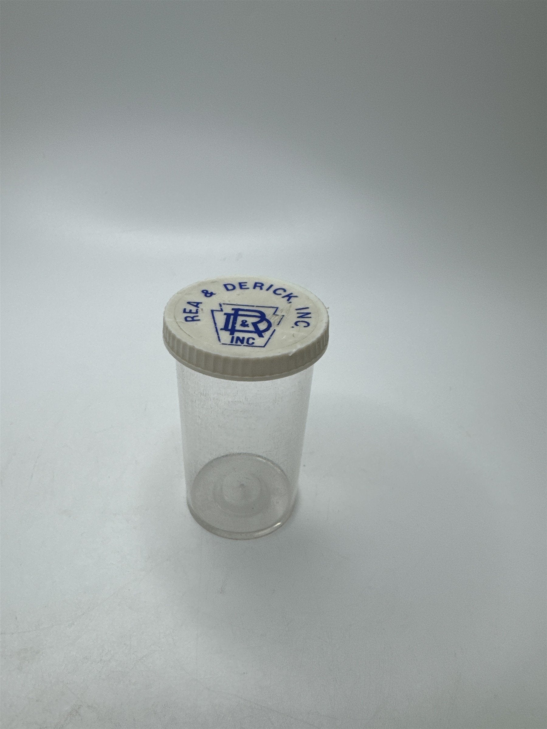 Vintage Nostalgic Defunct Rea & Derick Empty Pill Bottle Organizer