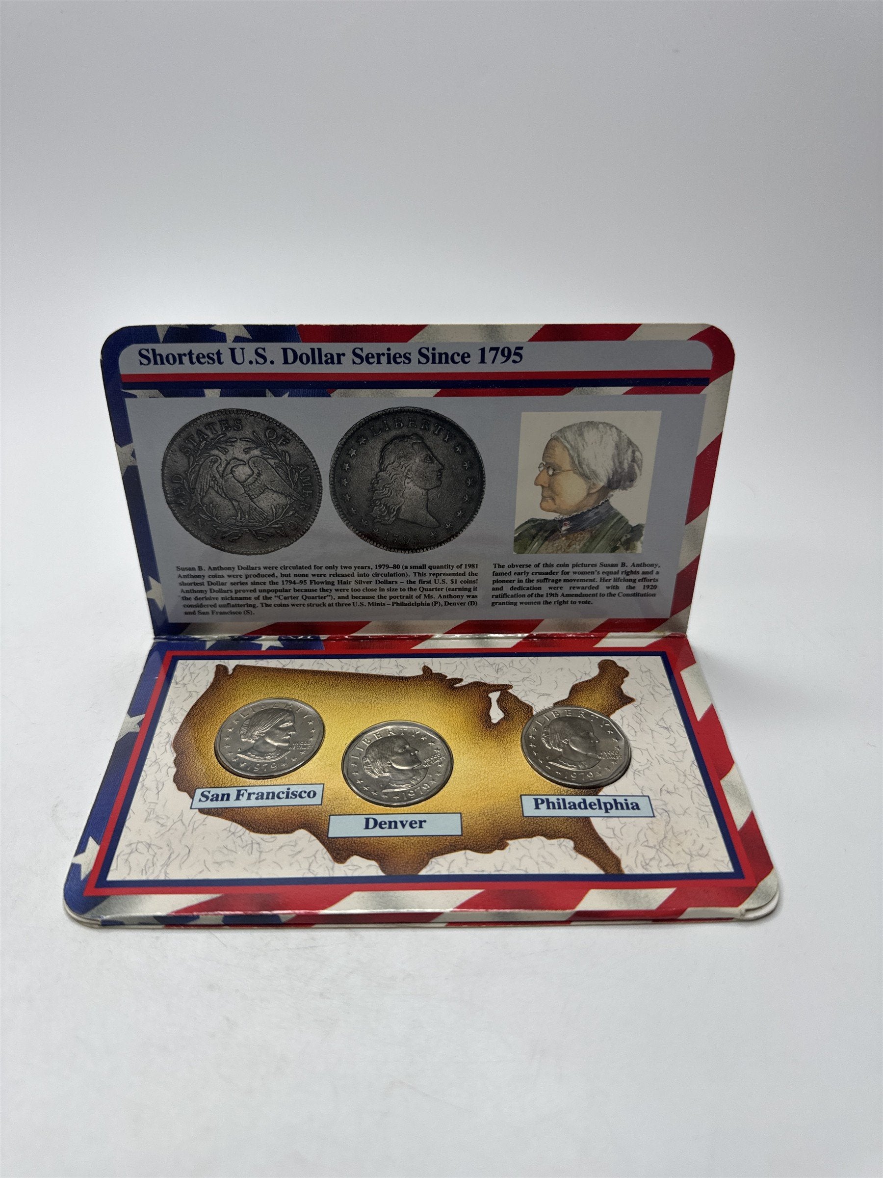 First Year All Mint Set of 1979 Susan B. Anthony Dollars