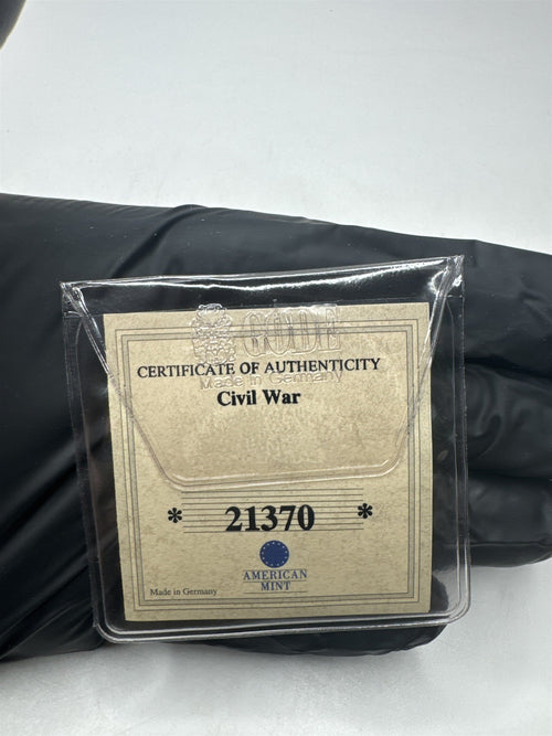 American Mint Gettysburg Civil War Commemorative $5 Coin /w COA in Plastic