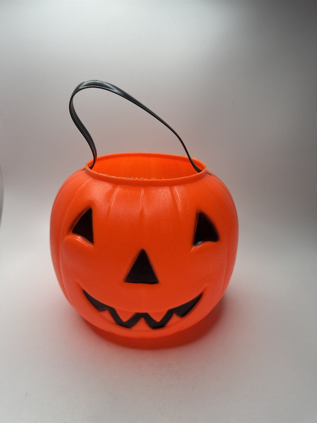 Vintage Halloween Jack-O-Lantern Pumpkin Blow Mold Candy Pail Nostalgic Empire