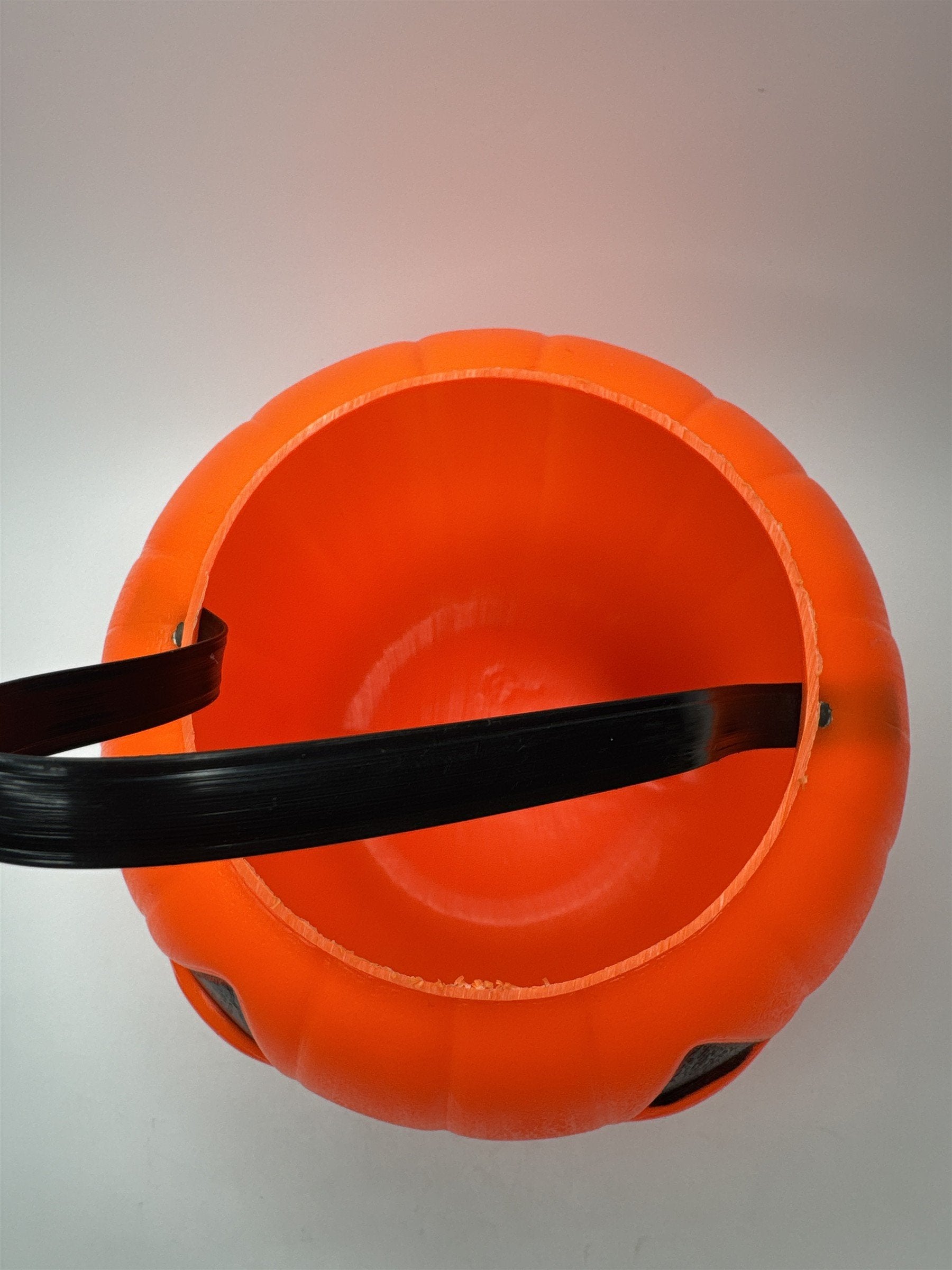 Vintage Halloween Jack-O-Lantern Pumpkin Blow Mold Candy Pail Nostalgic Empire