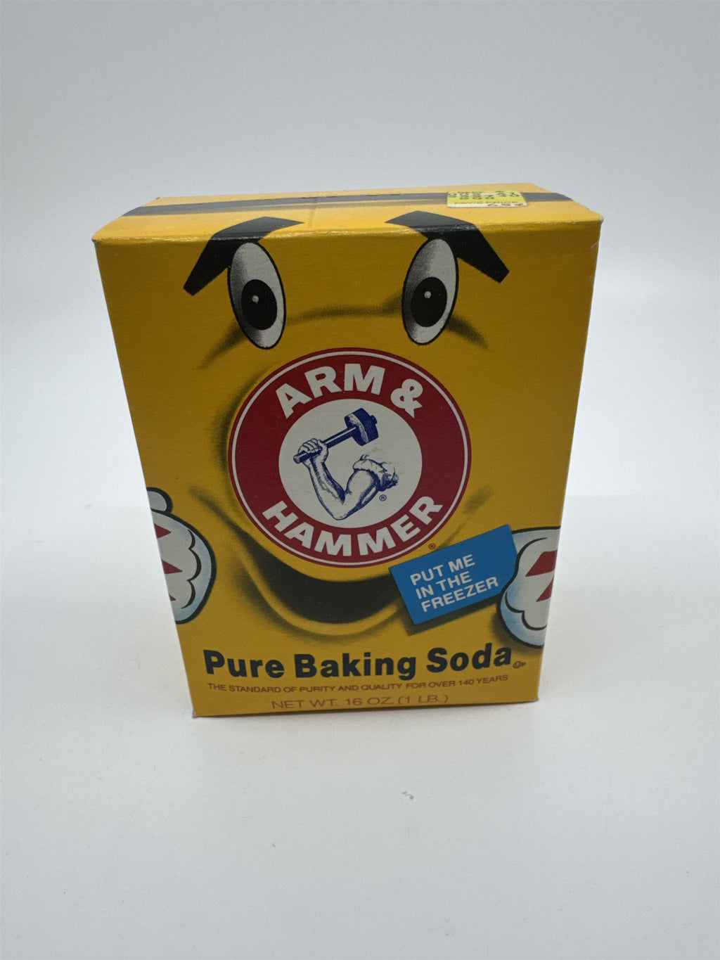 Vintage Nostalgic Arm And Hammer Pure Baking Soda 16 Oz. Full Box Ex 06/07/93