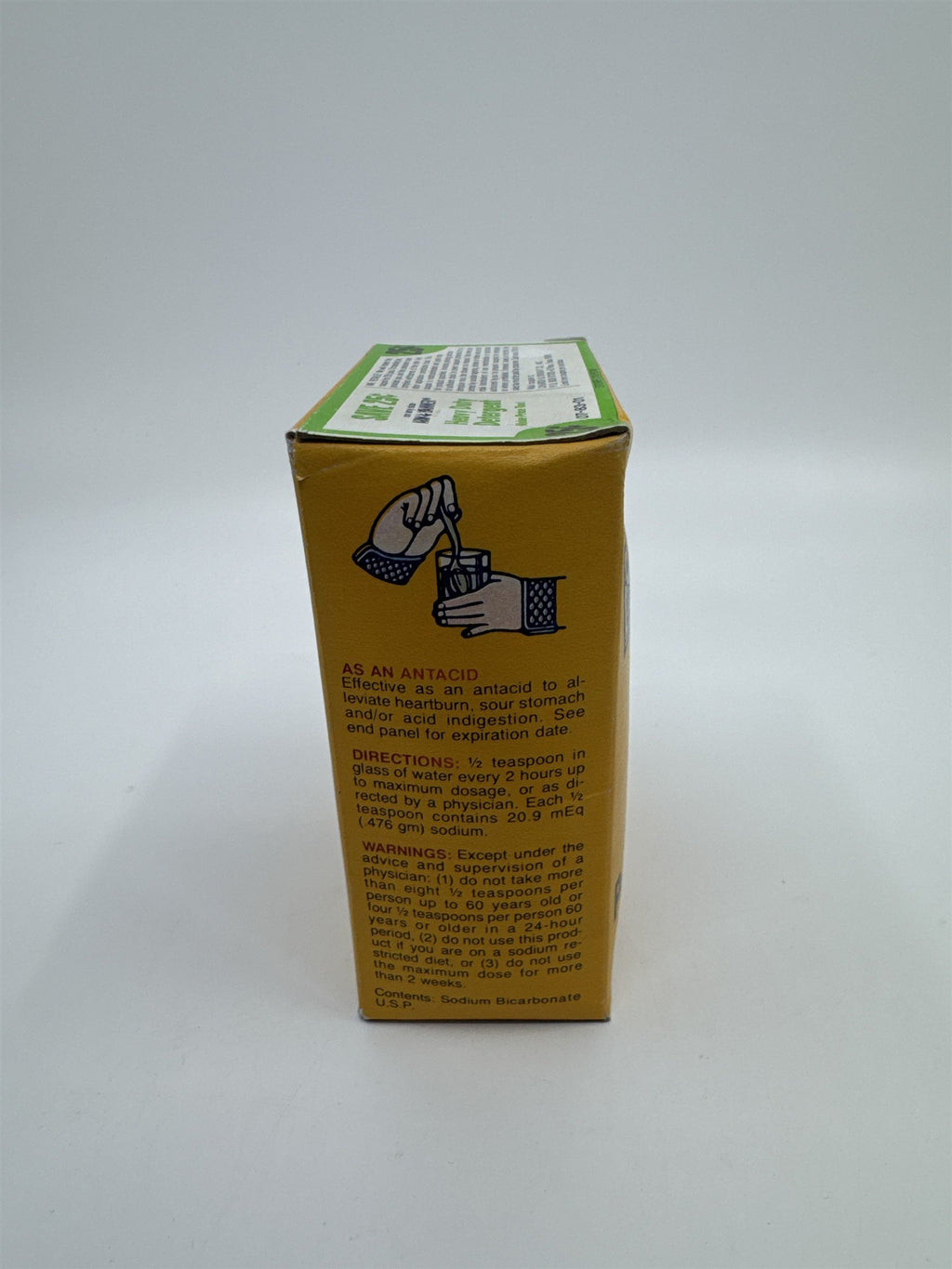 Vintage Nostalgic Arm And Hammer Pure Baking Soda 16 Oz. Full Box