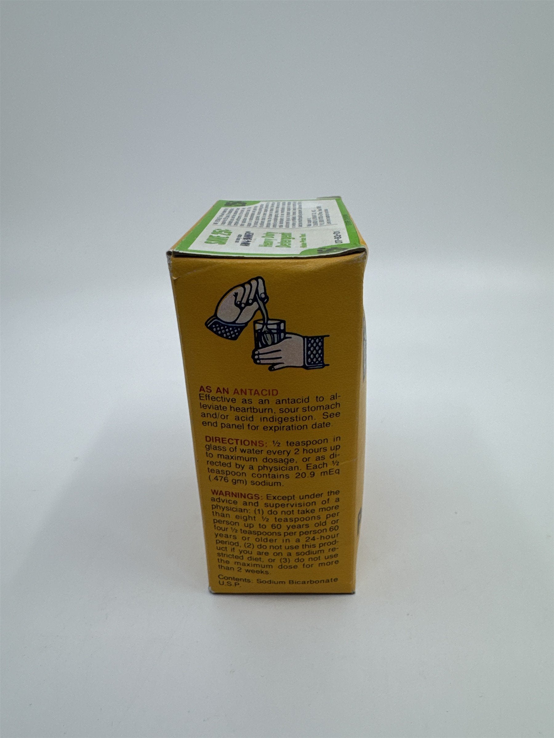 Vintage Nostalgic Arm And Hammer Pure Baking Soda 16 Oz. Full Box