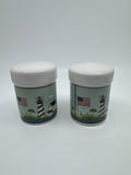 Vintage Warren Kimble 1998 Coastal Breeze Patriotic Salt And Pepper Shakers