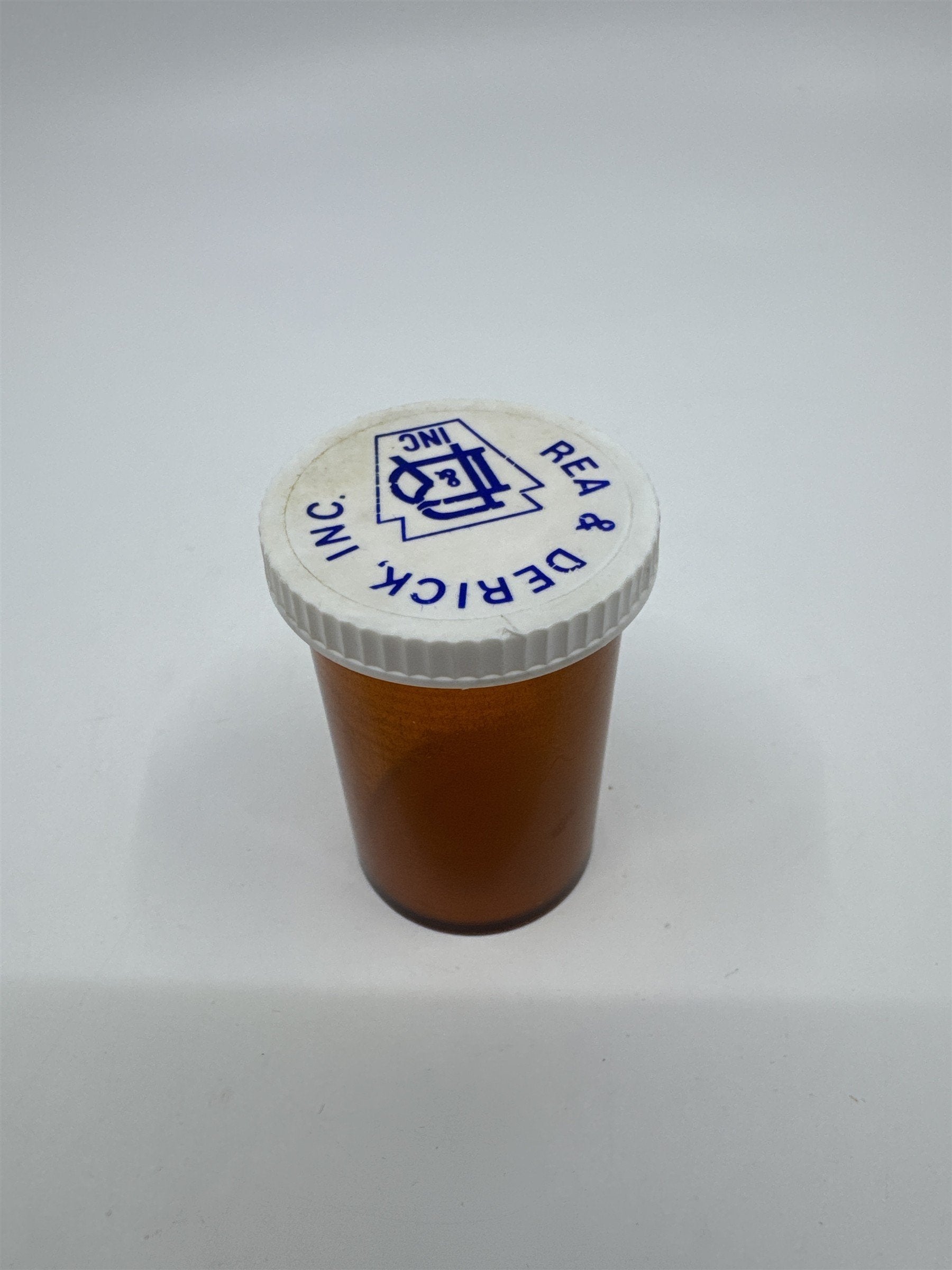 Vintage Nostalgic Defunct Rea & Derick Empty Pill Bottle Organizer
