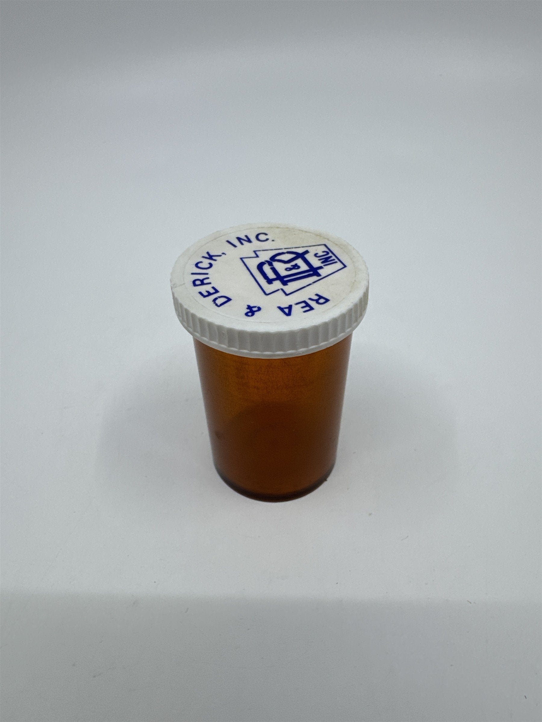 Vintage Nostalgic Defunct Rea & Derick Empty Pill Bottle Organizer