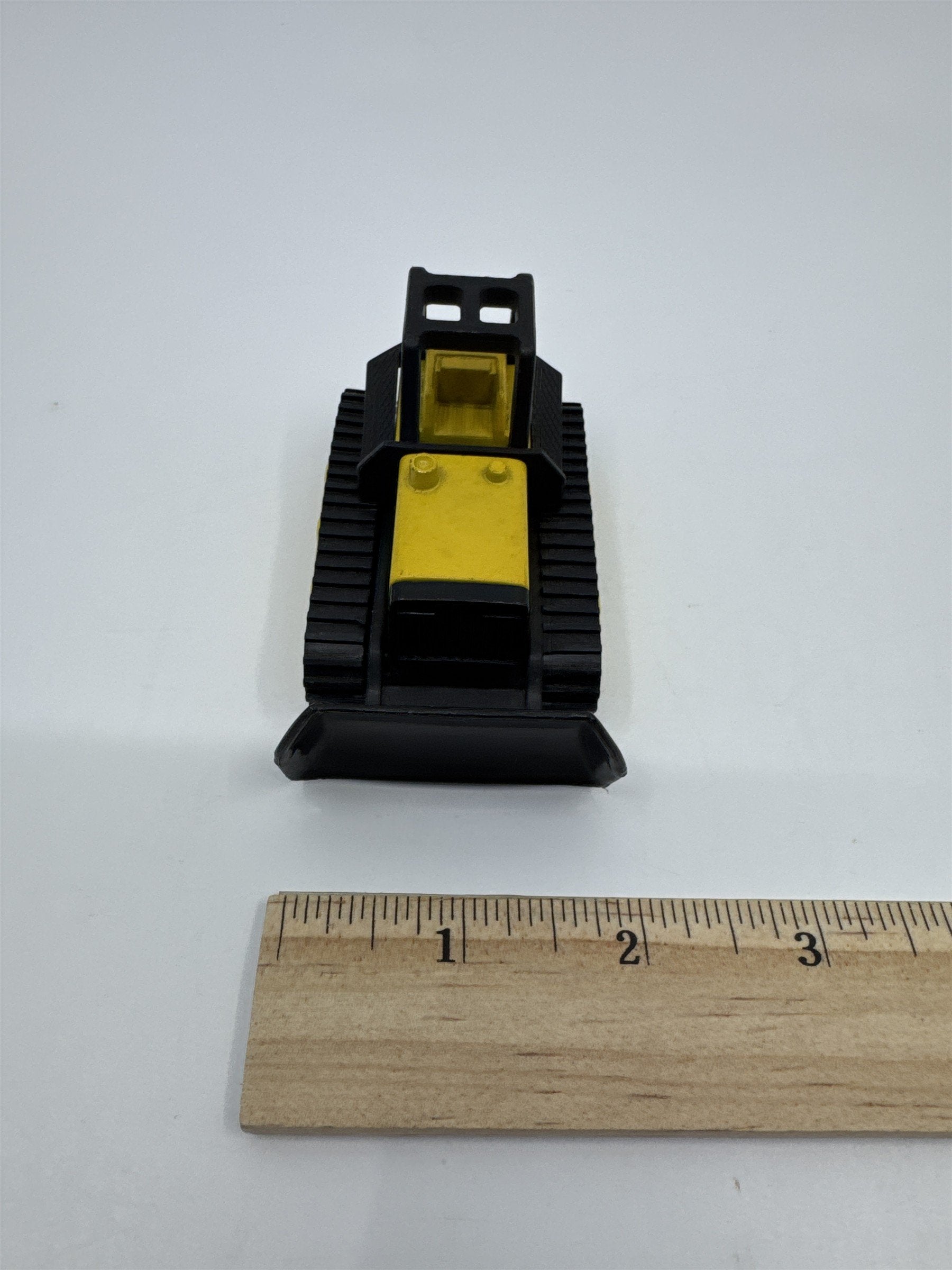 1994 Tonka Bulldozer Diecast Toy Car Small Yellow Construction Toy