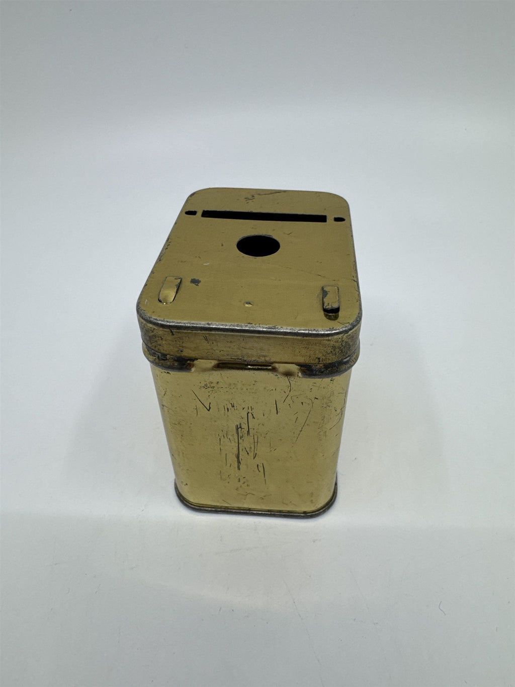 Vintage Gold Metal Home Budget Savings Bank Money Bank