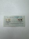 Vintage Nielsen TV Survey Thank You Card /w 2x Washington 1972 Quarters Reward
