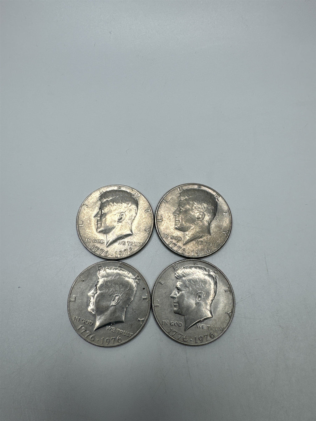 Lot of 4x Bicentennial Kennedy Half Dollar Coin ~ US Scarce Coins