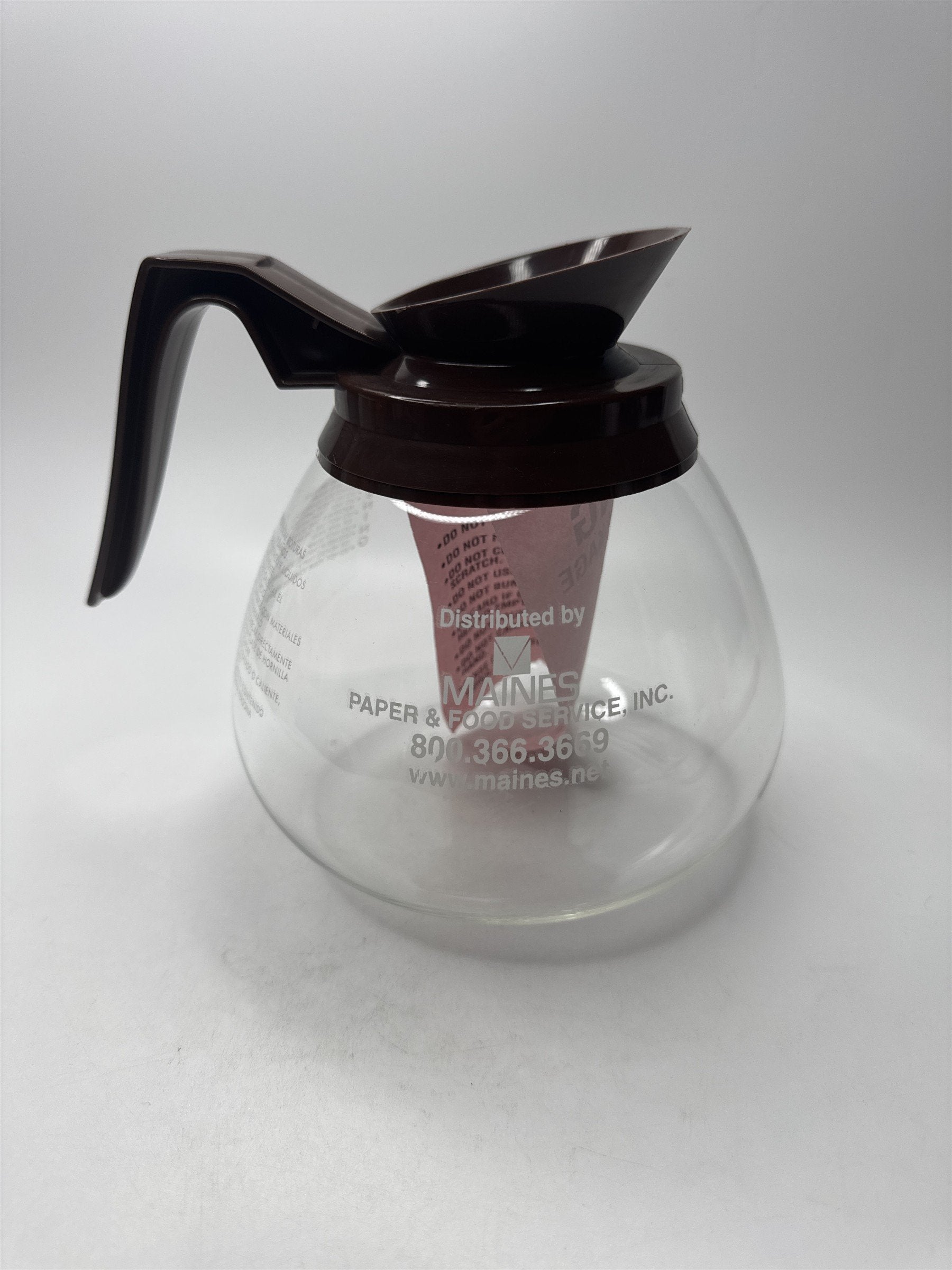 Vintage Bloomfield Maines Highland Roast Coffee Machine Carafe Brown Top