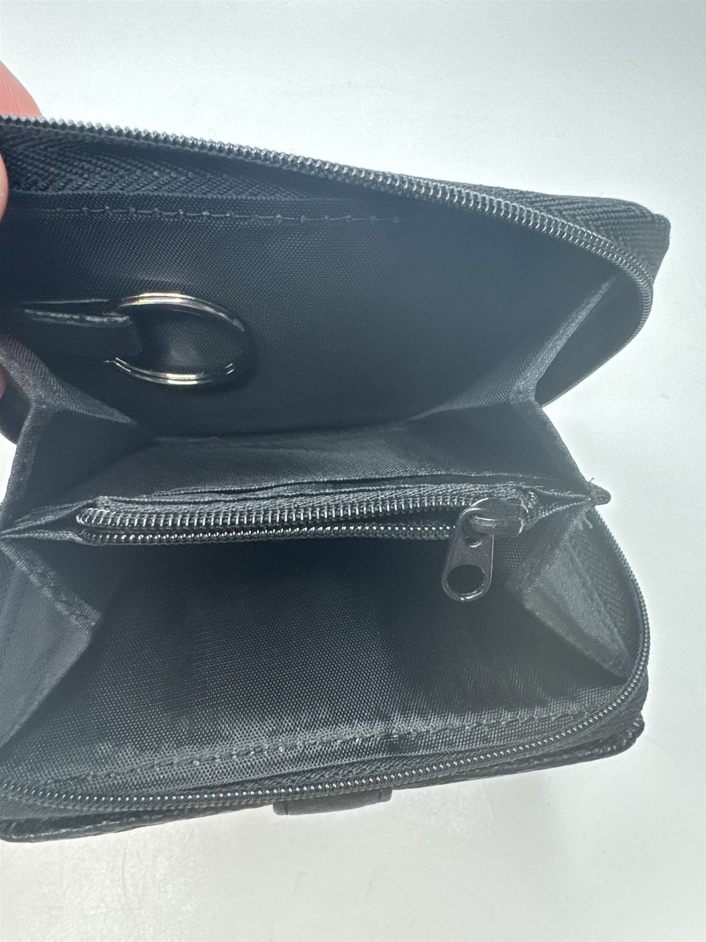 NOS Stone & Co. Stone Mountain Black Leather Womens Indexer Wallet