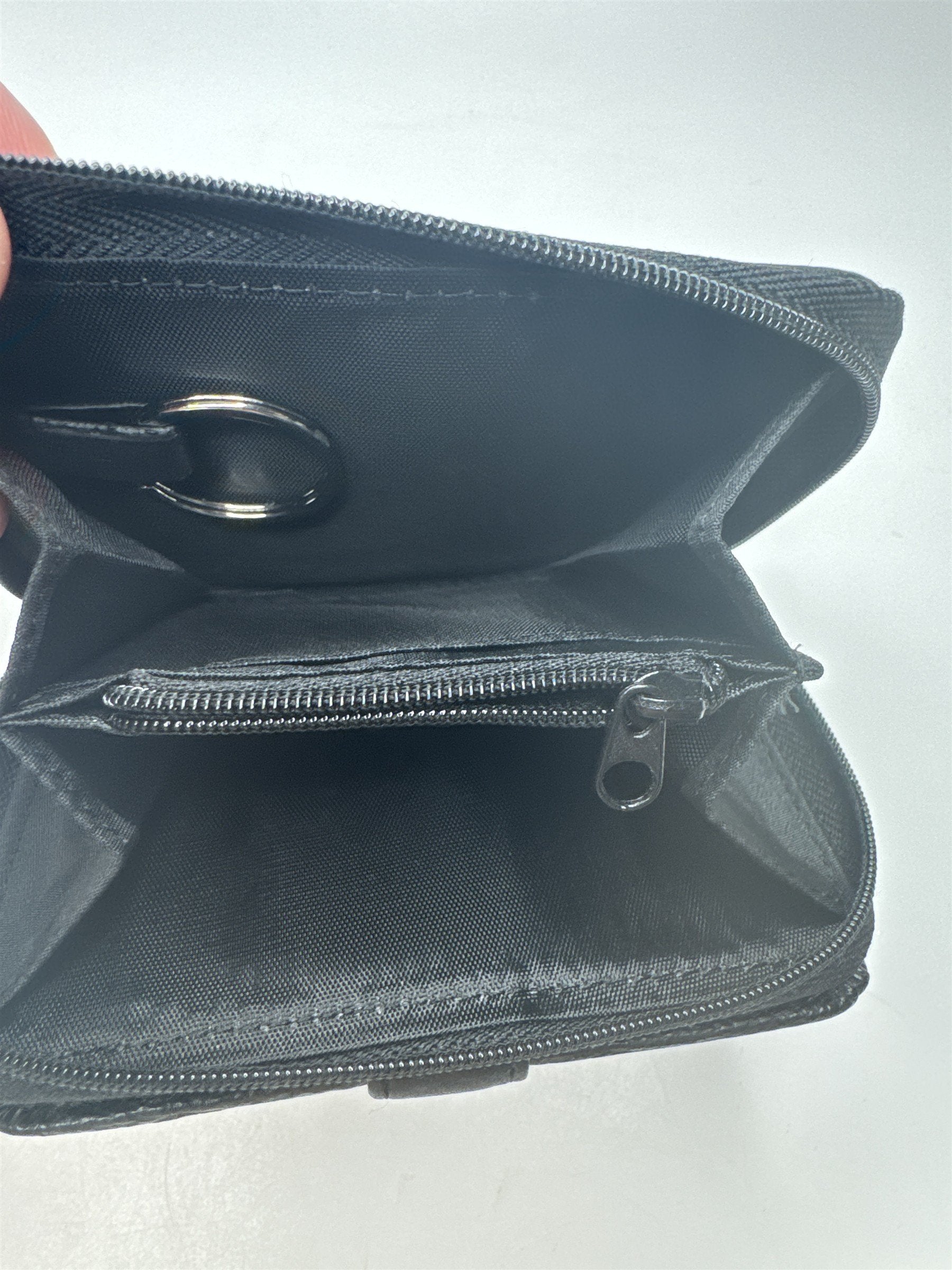 NOS Stone & Co. Stone Mountain Black Leather Womens Indexer Wallet