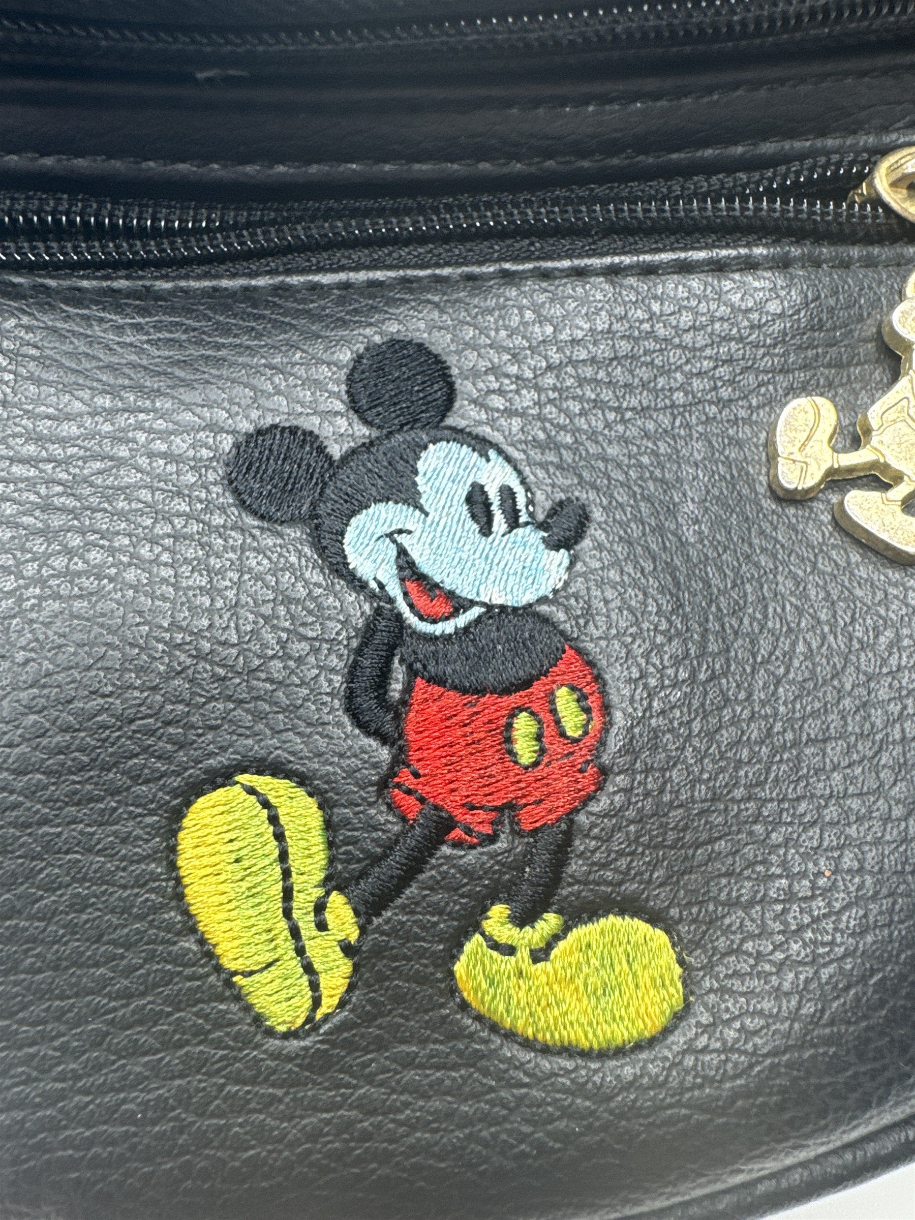 Vintage Disney World Mickey Mouse Fanny Pack Crossbody (Mickey Dyed Blue)