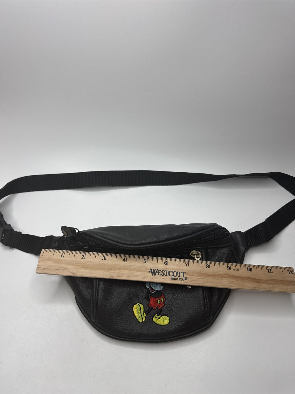 Vintage Disney World Mickey Mouse Fanny Pack Crossbody (Mickey Dyed Blue)