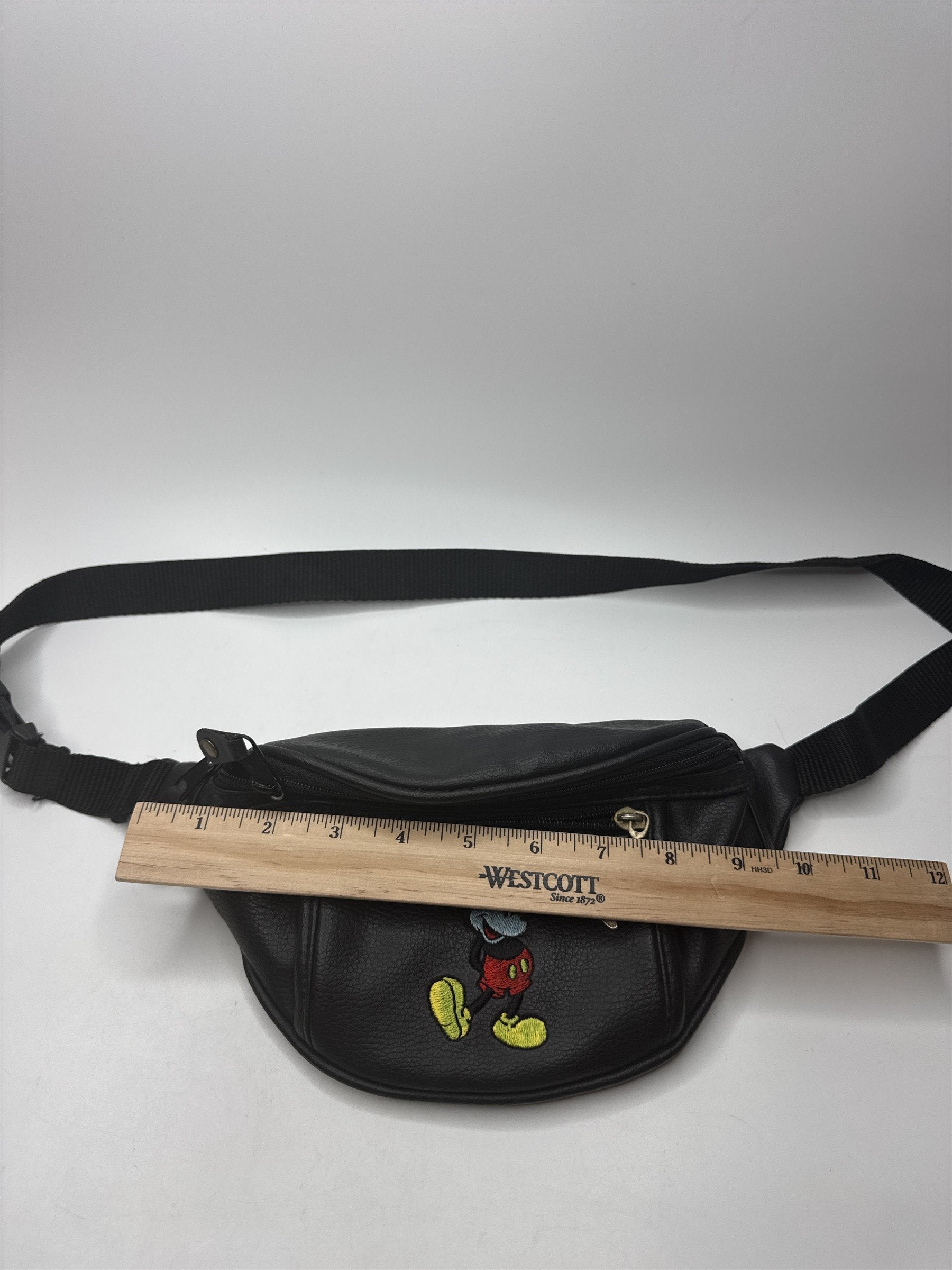 Vintage Disney World Mickey Mouse Fanny Pack Crossbody (Mickey Dyed Blue)