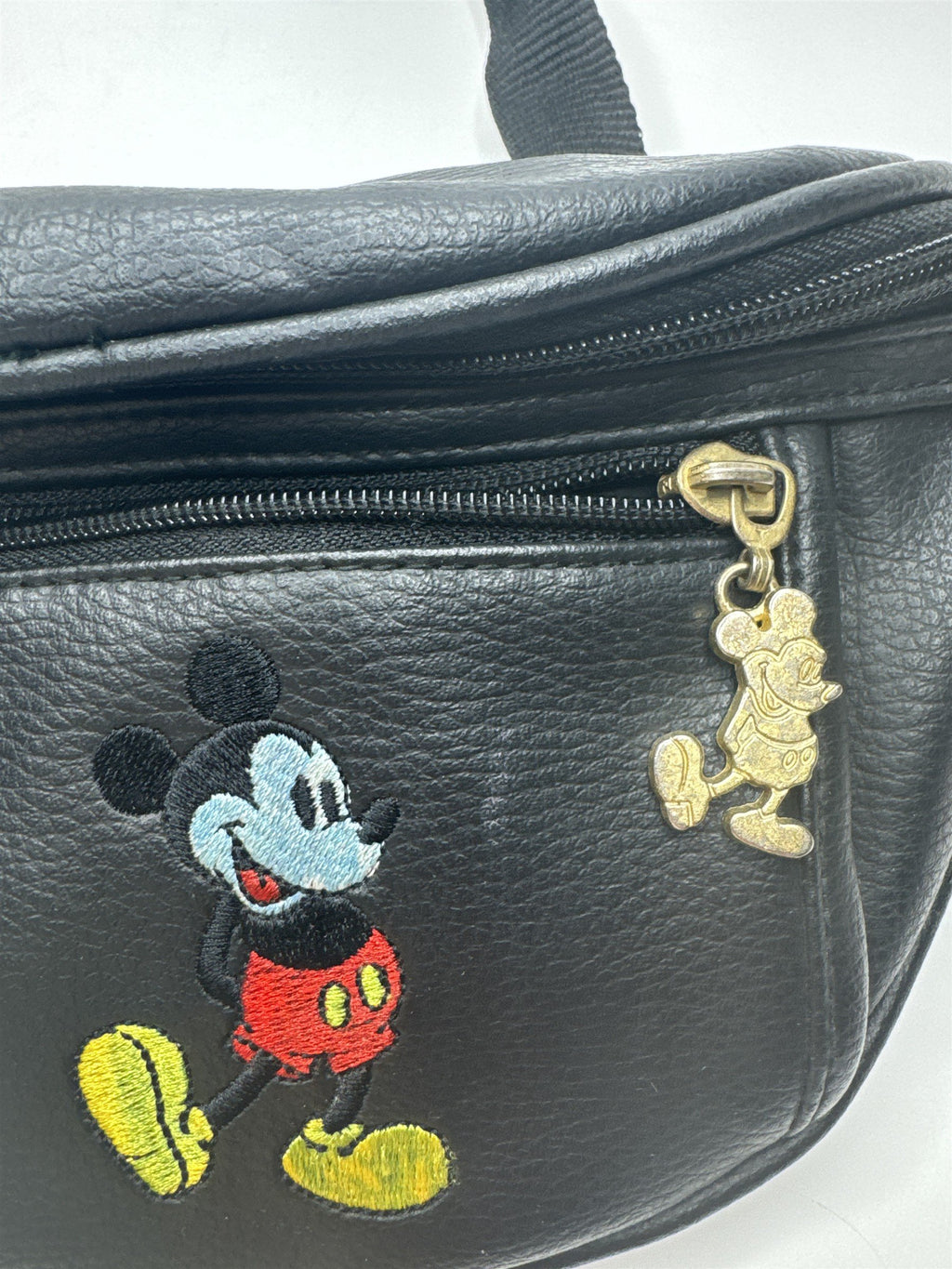 Vintage Disney World Mickey Mouse Fanny Pack Crossbody (Mickey Dyed Blue)