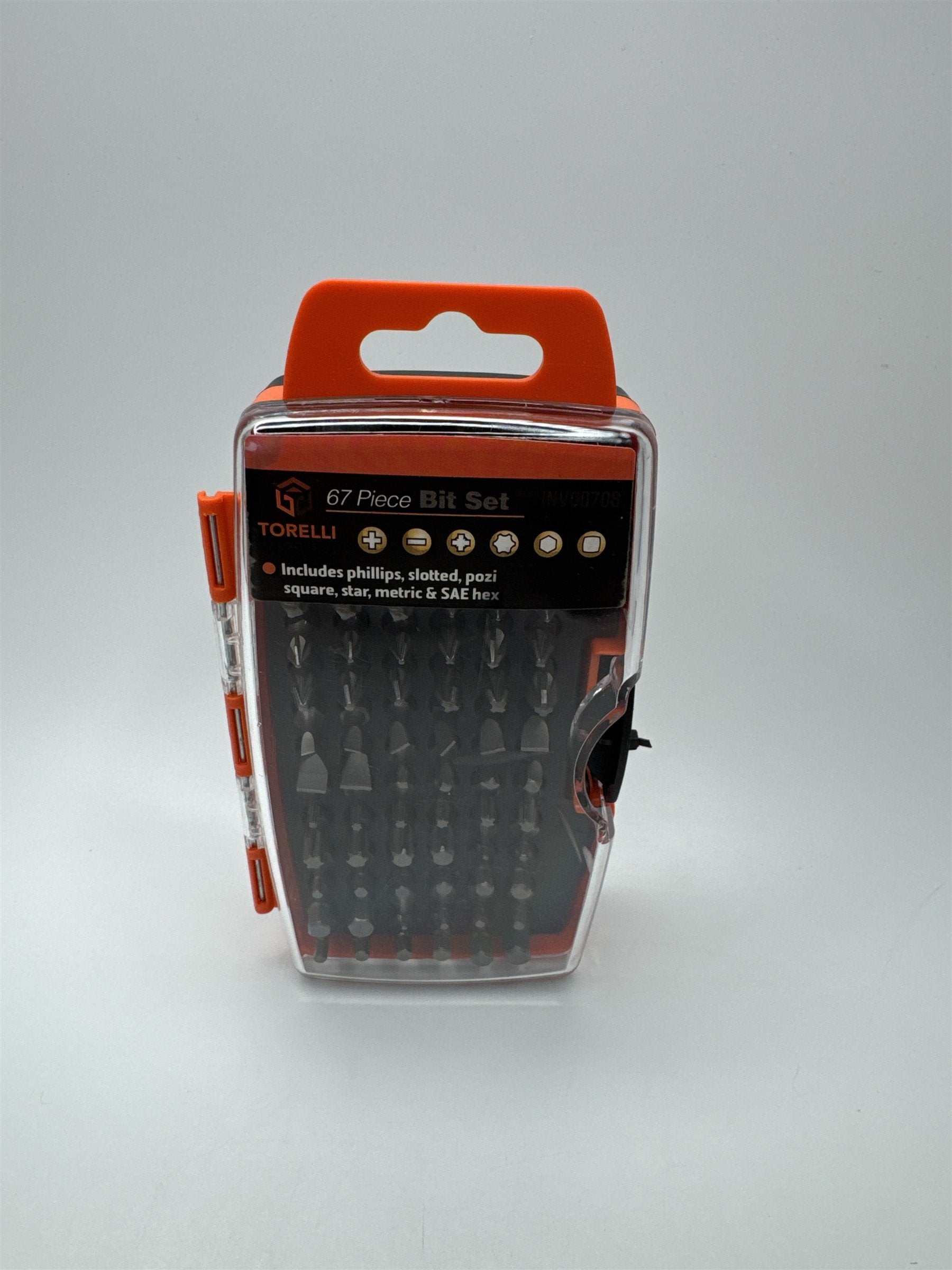 Torelli 67 Piece Bit Set Includes Phillips, Slotted, Pozi Square, Star, Metric