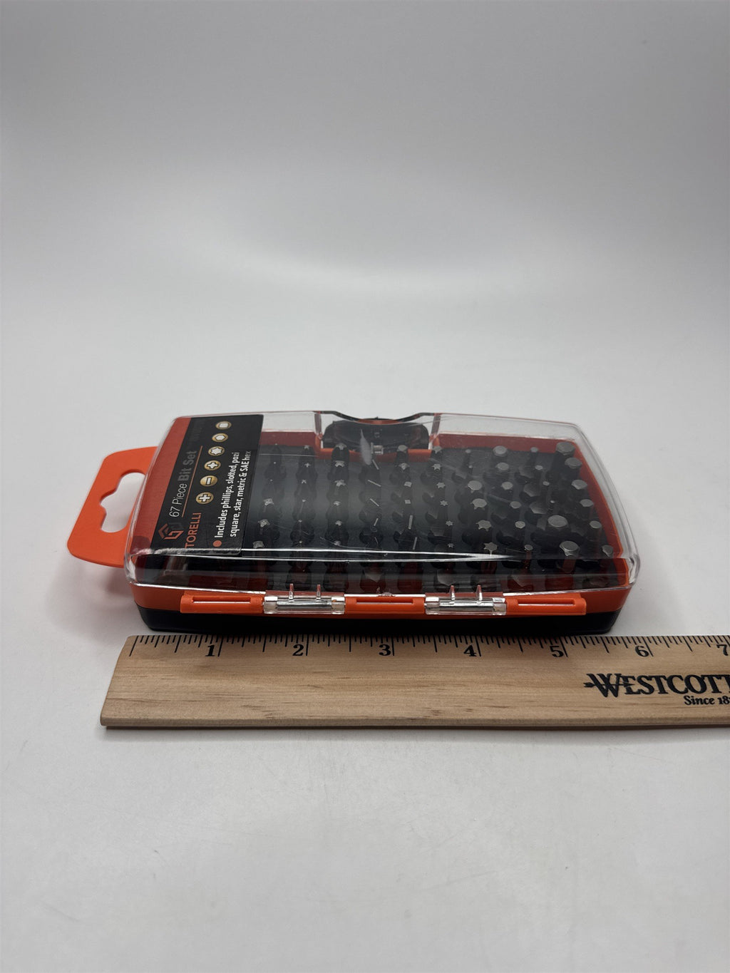 Torelli 67 Piece Bit Set Includes Phillips, Slotted, Pozi Square, Star, Metric