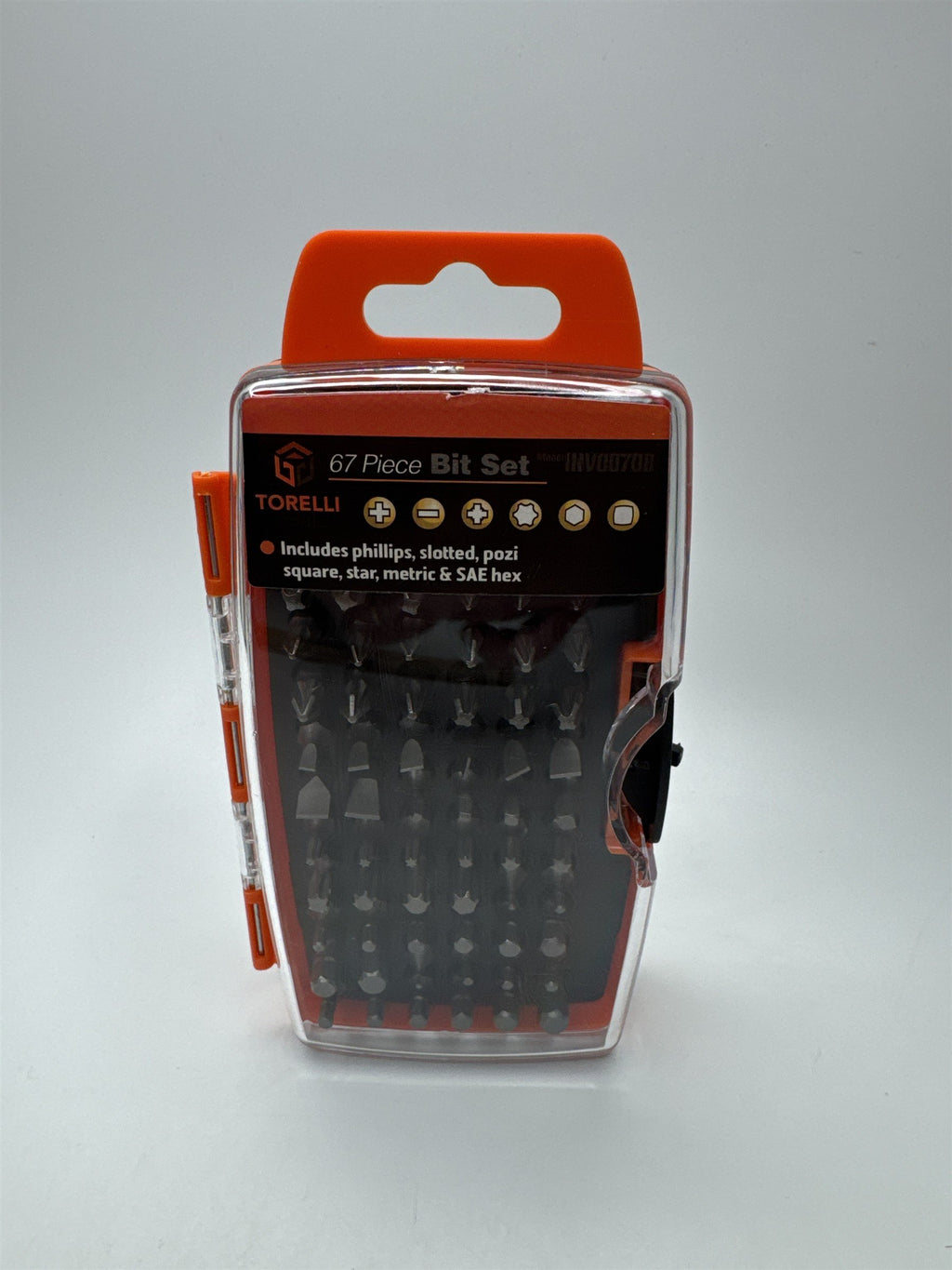 Torelli 67 Piece Bit Set Includes Phillips, Slotted, Pozi Square, Star, Metric