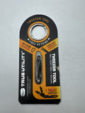 True Utility Tweezer Tool Pocket Knife Multi Tool /w Free Keyring TRU-TOL-0020
