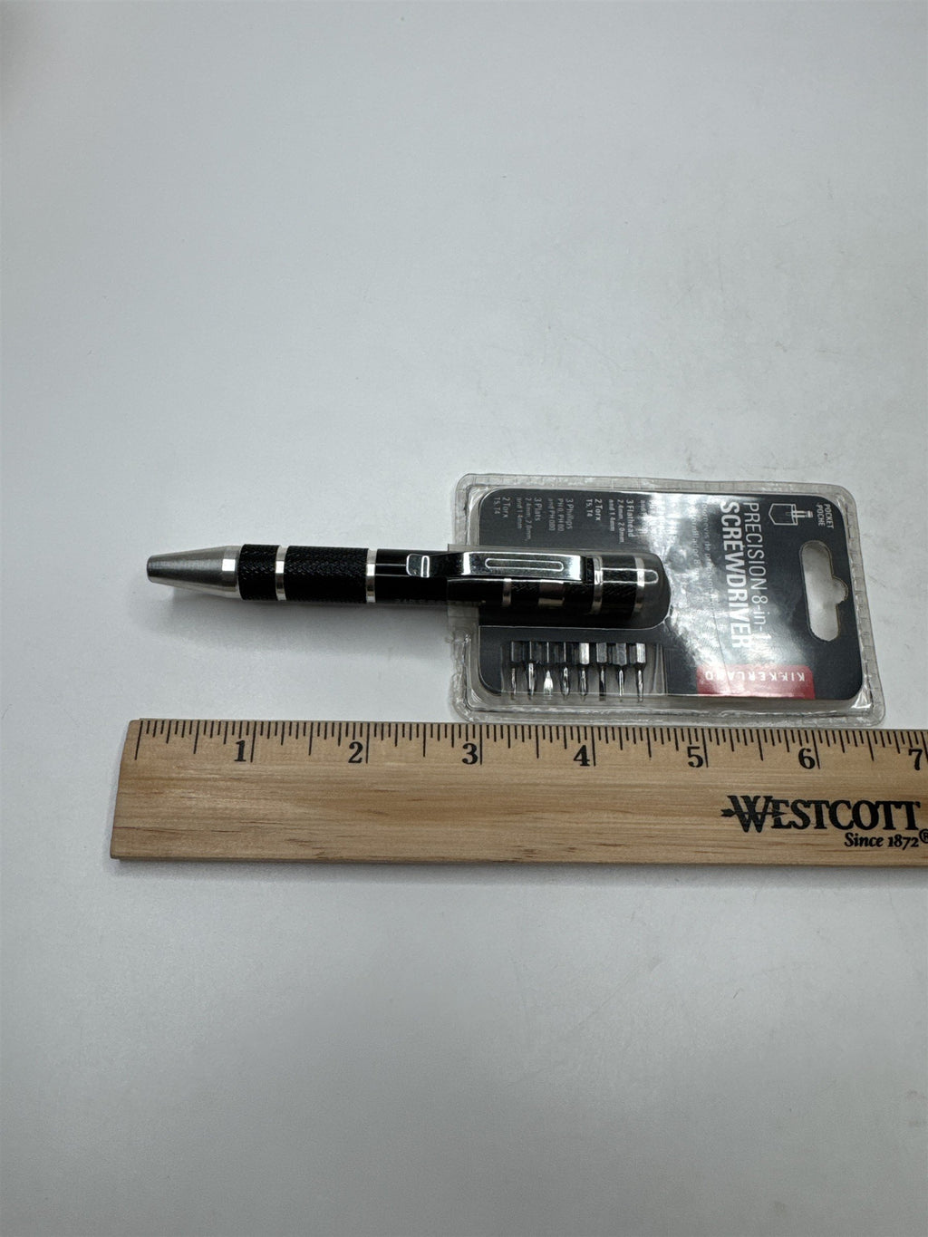 Kikkerland Pocket-Size Precision 8-in-1 Miniature Screwdriver Tool