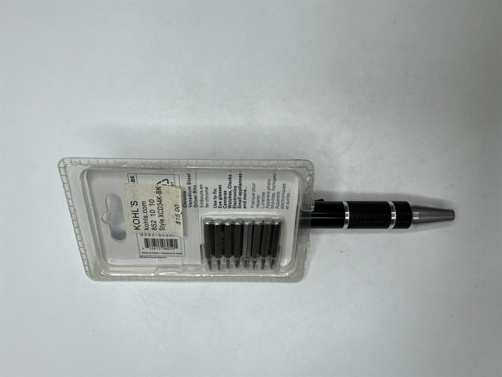 Kikkerland Pocket-Size Precision 8-in-1 Miniature Screwdriver Tool