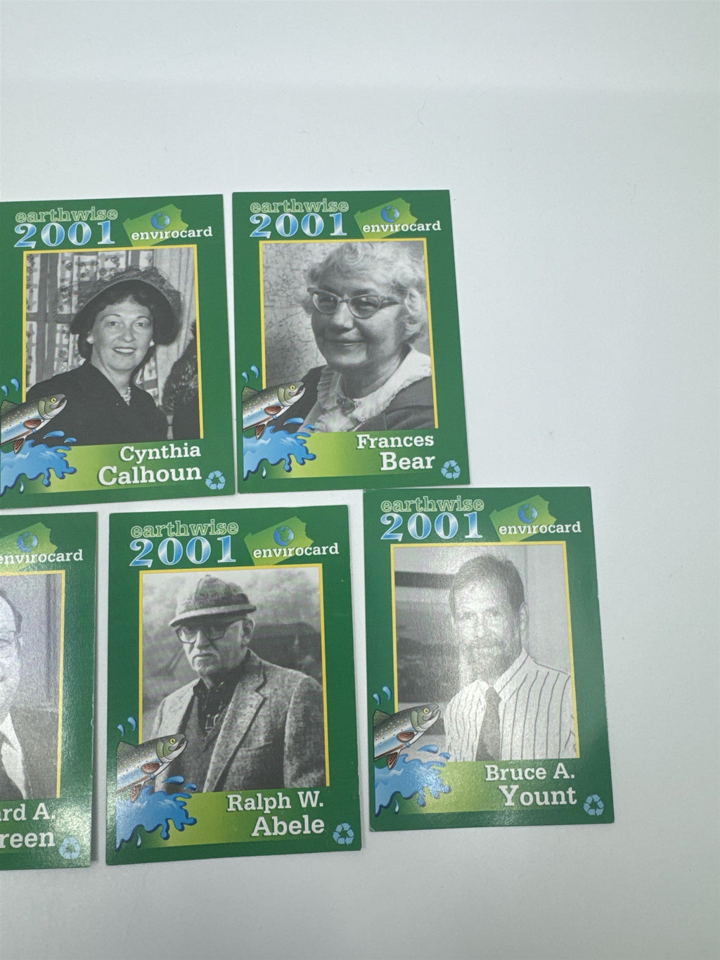 Set Of 9 2001 Earthwise Pennsylvania DEP Envirocards