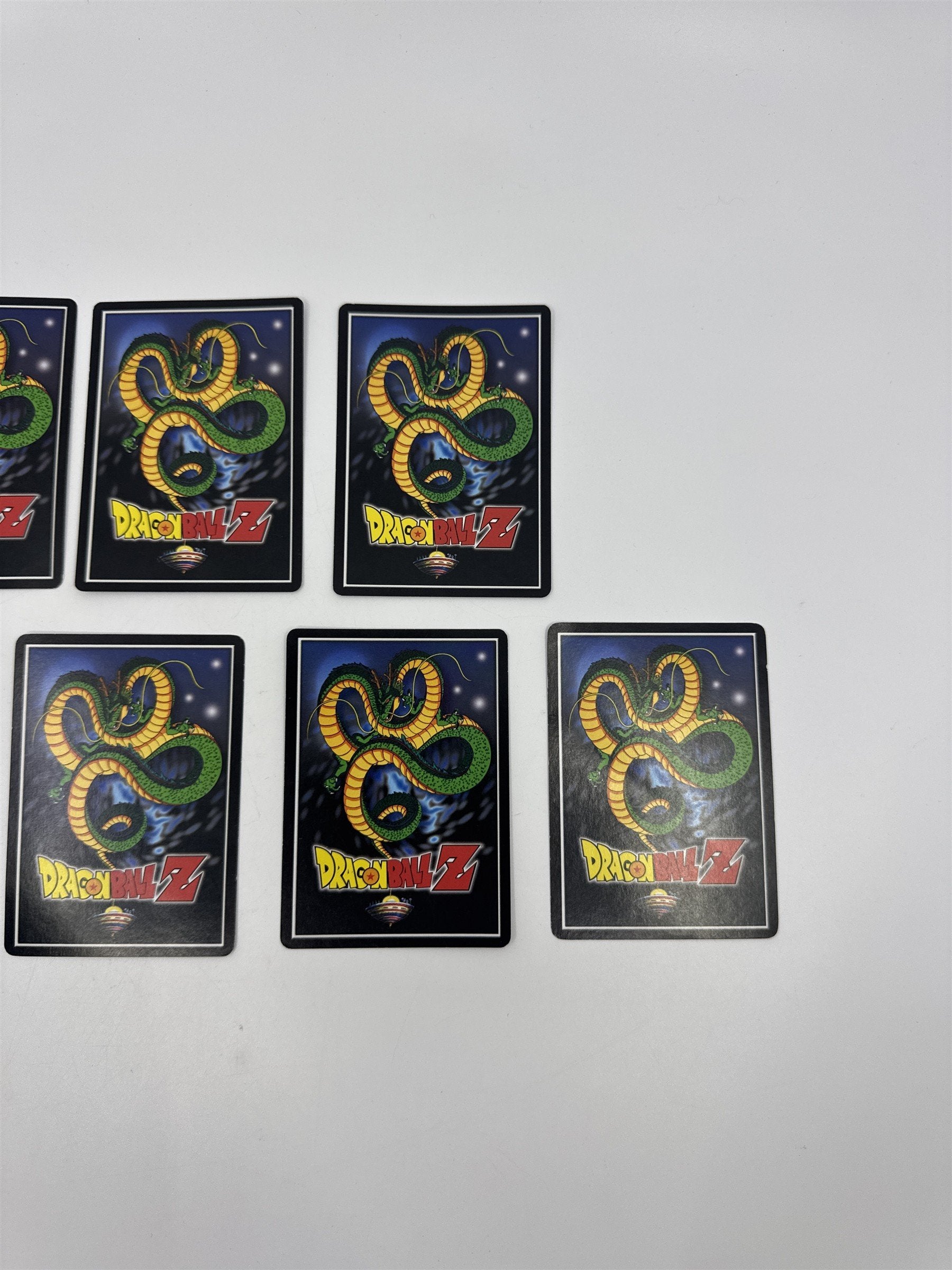 Set Of 7 Dragonball Z Trading Cards