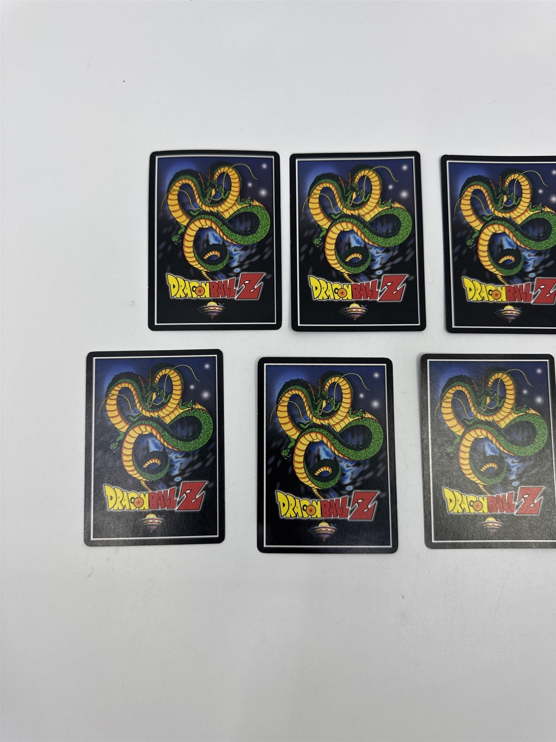 Set Of 7 Dragonball Z Trading Cards