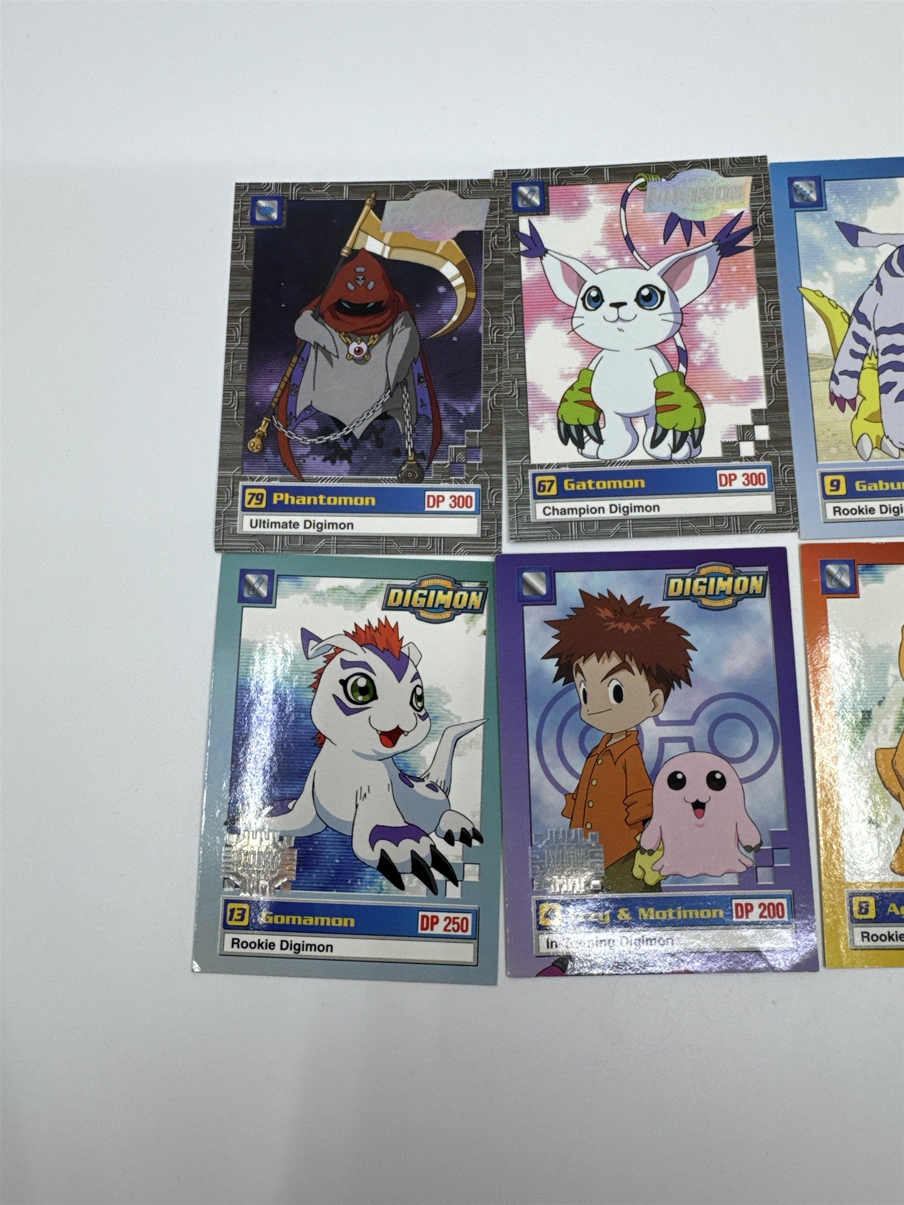 Set Of 10 Digimon Trading Cards