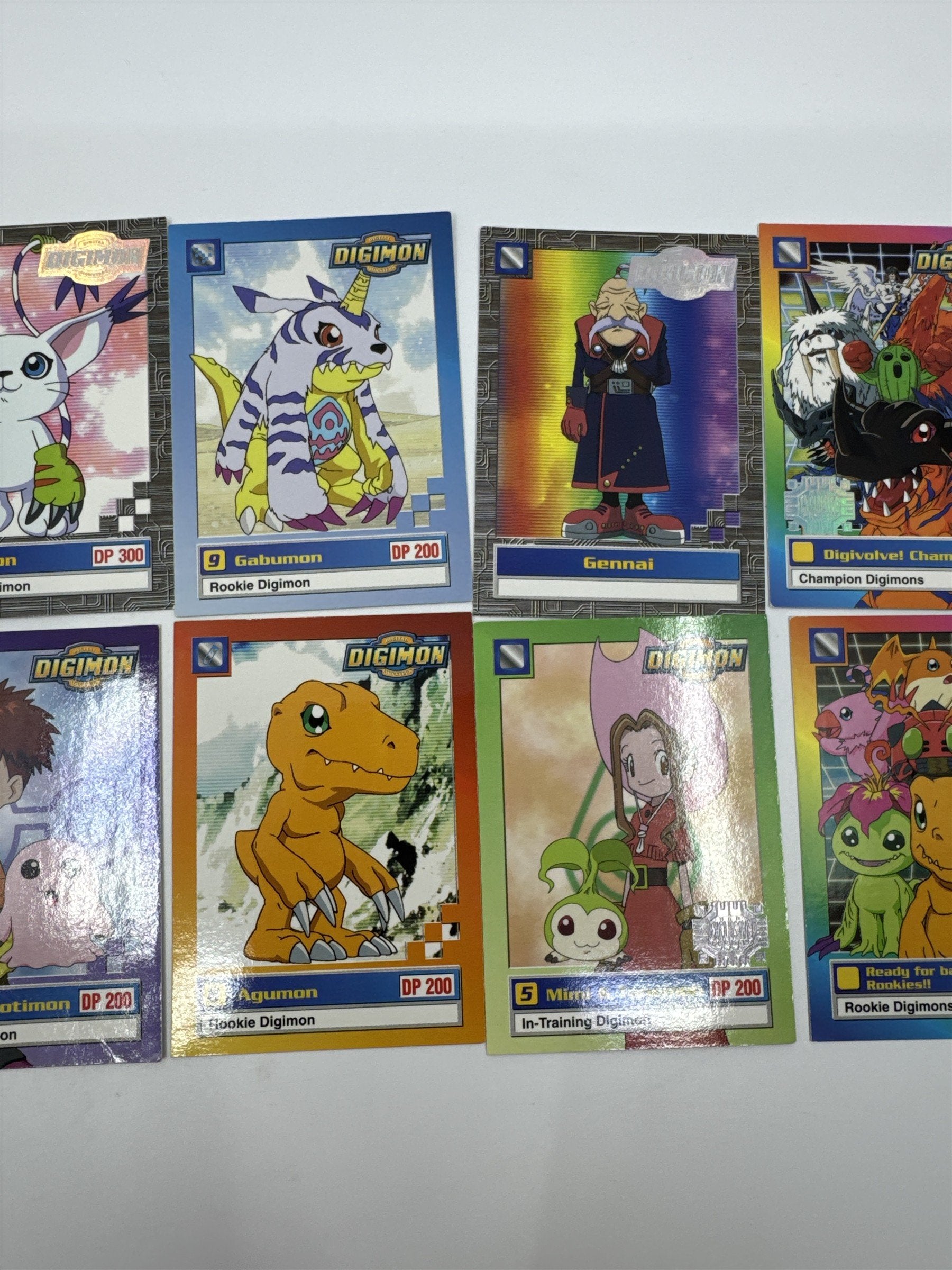 Set Of 10 Digimon Trading Cards