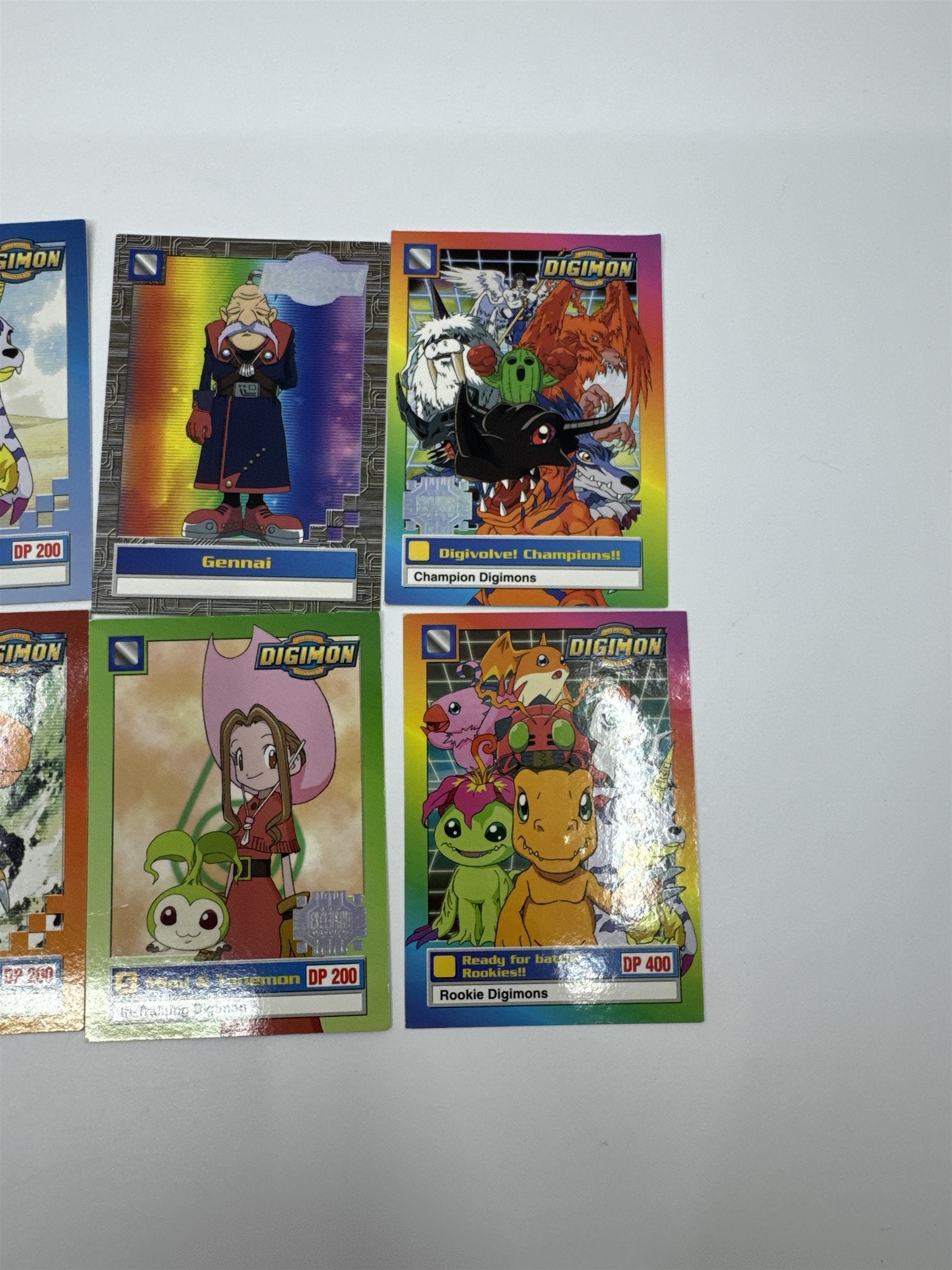 Set Of 10 Digimon Trading Cards
