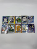Set Of 10 Digimon Trading Cards