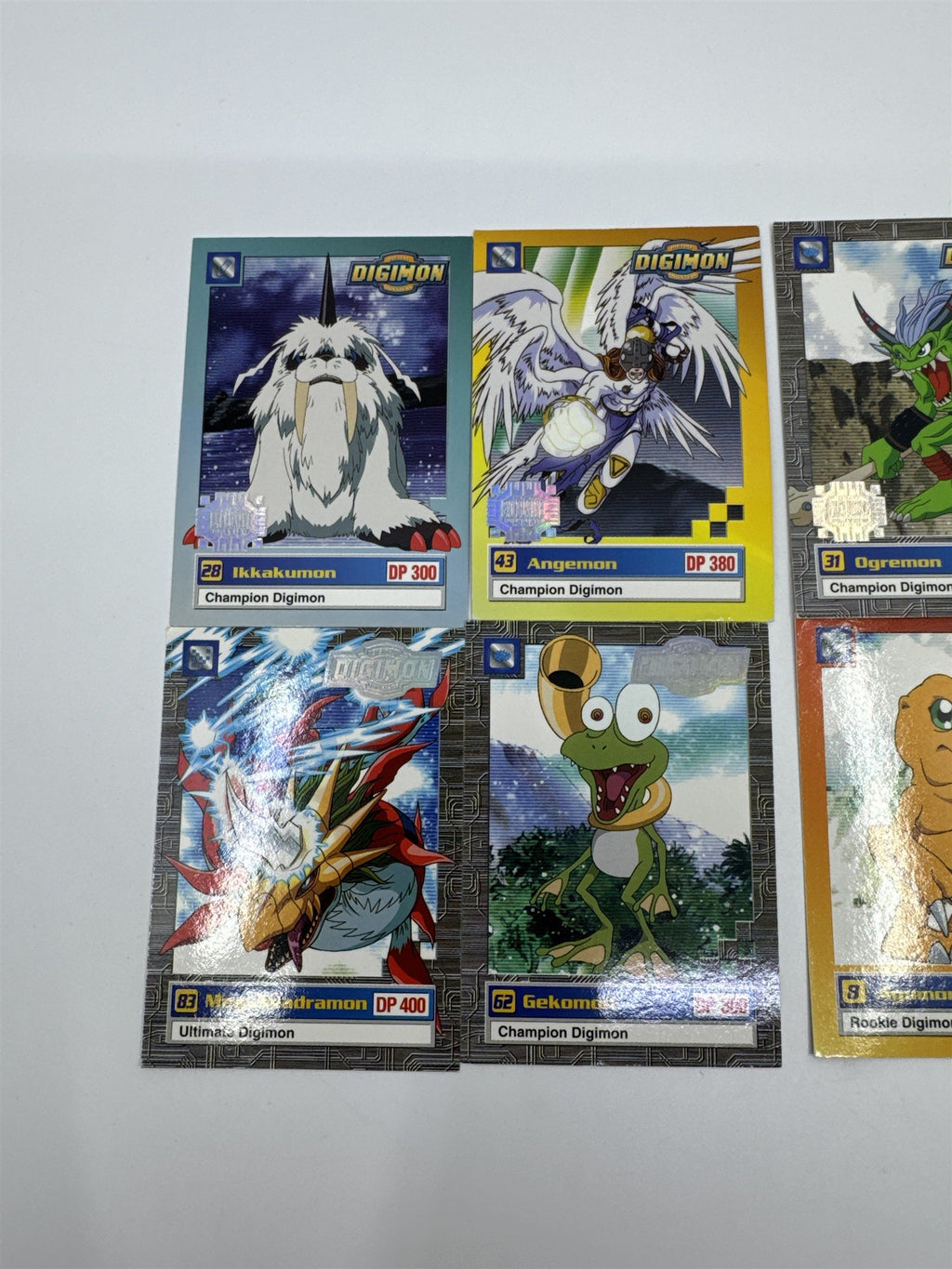 Set Of 10 Digimon Trading Cards