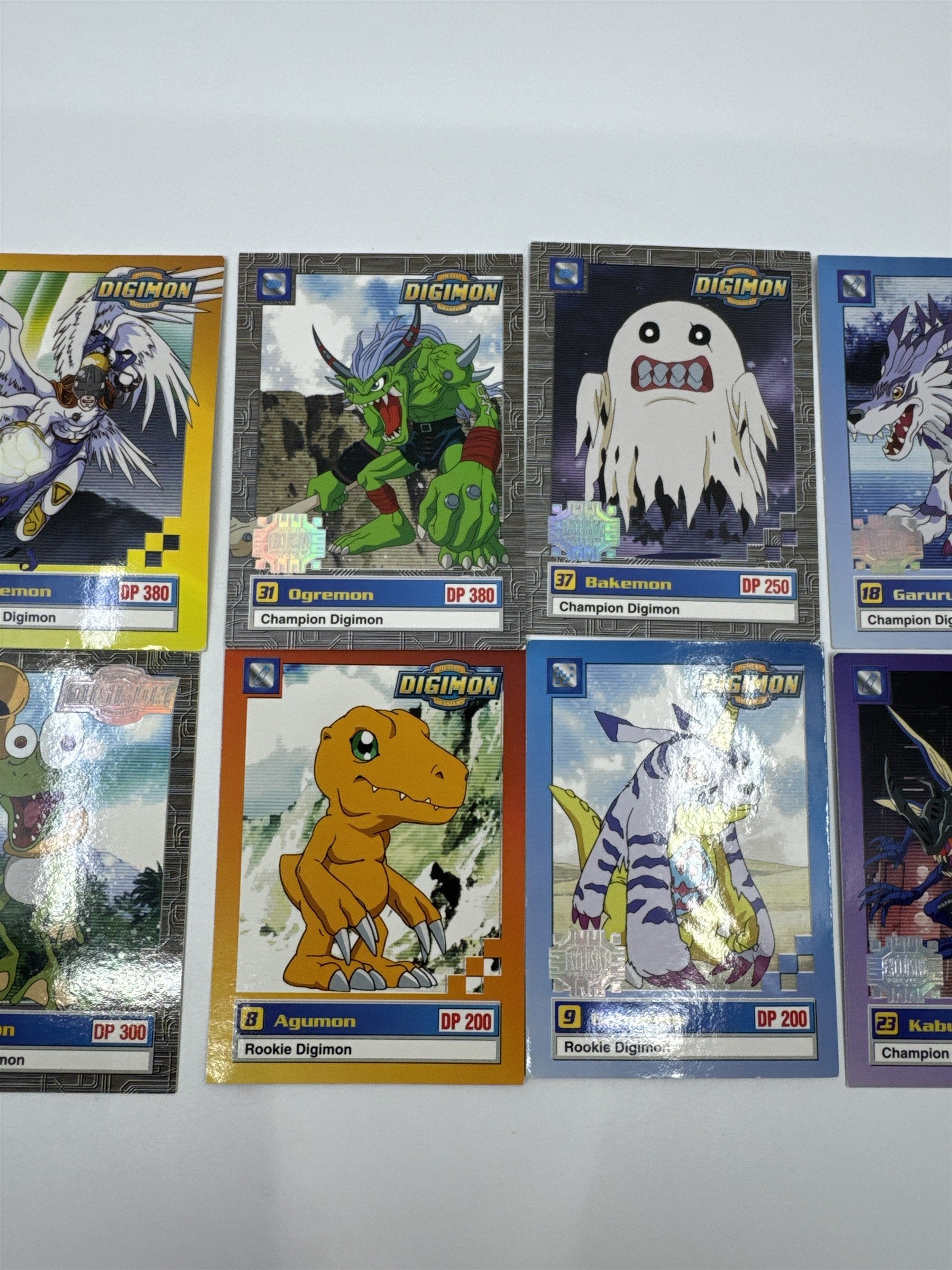 Set Of 10 Digimon Trading Cards
