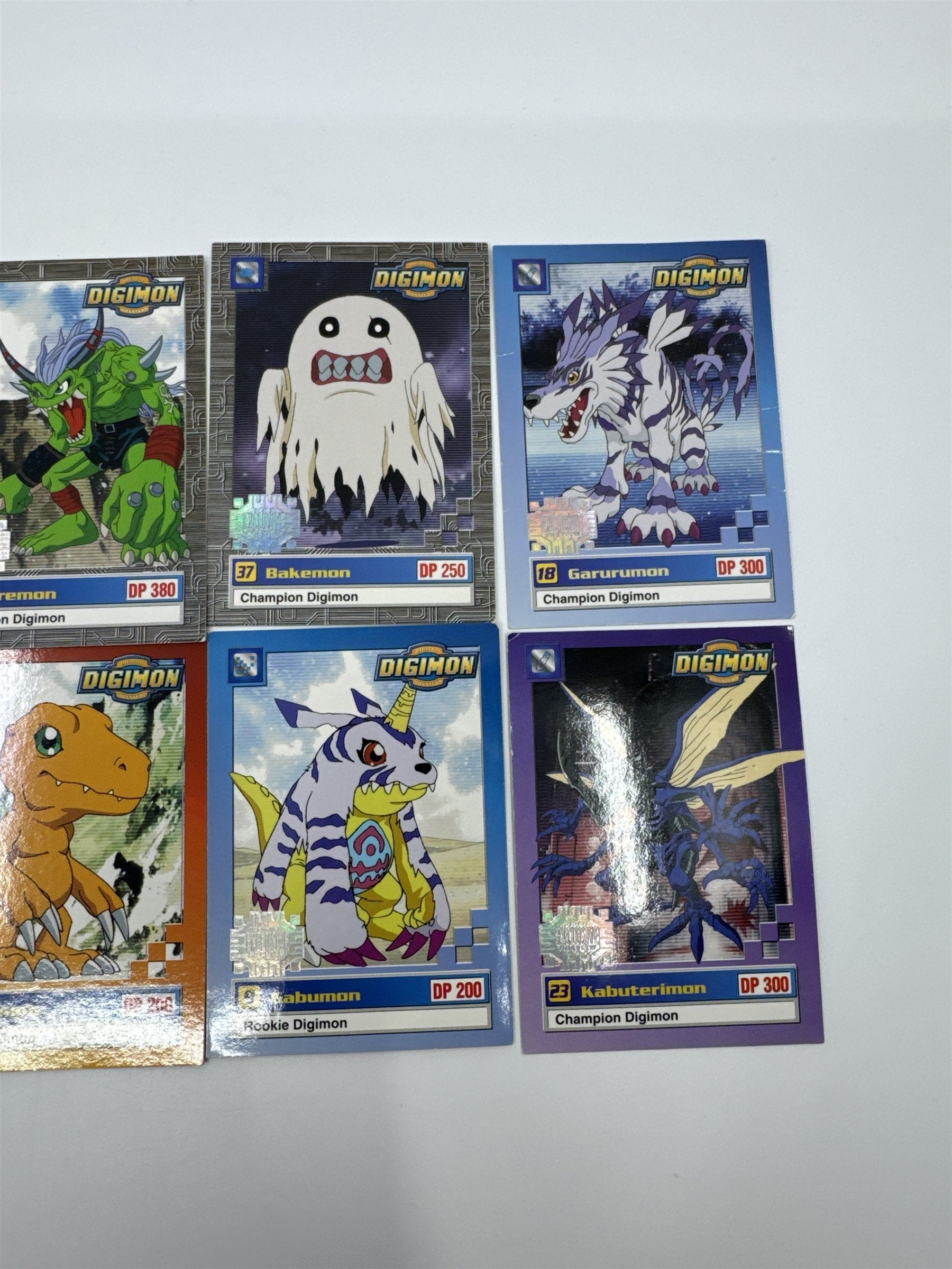 Set Of 10 Digimon Trading Cards