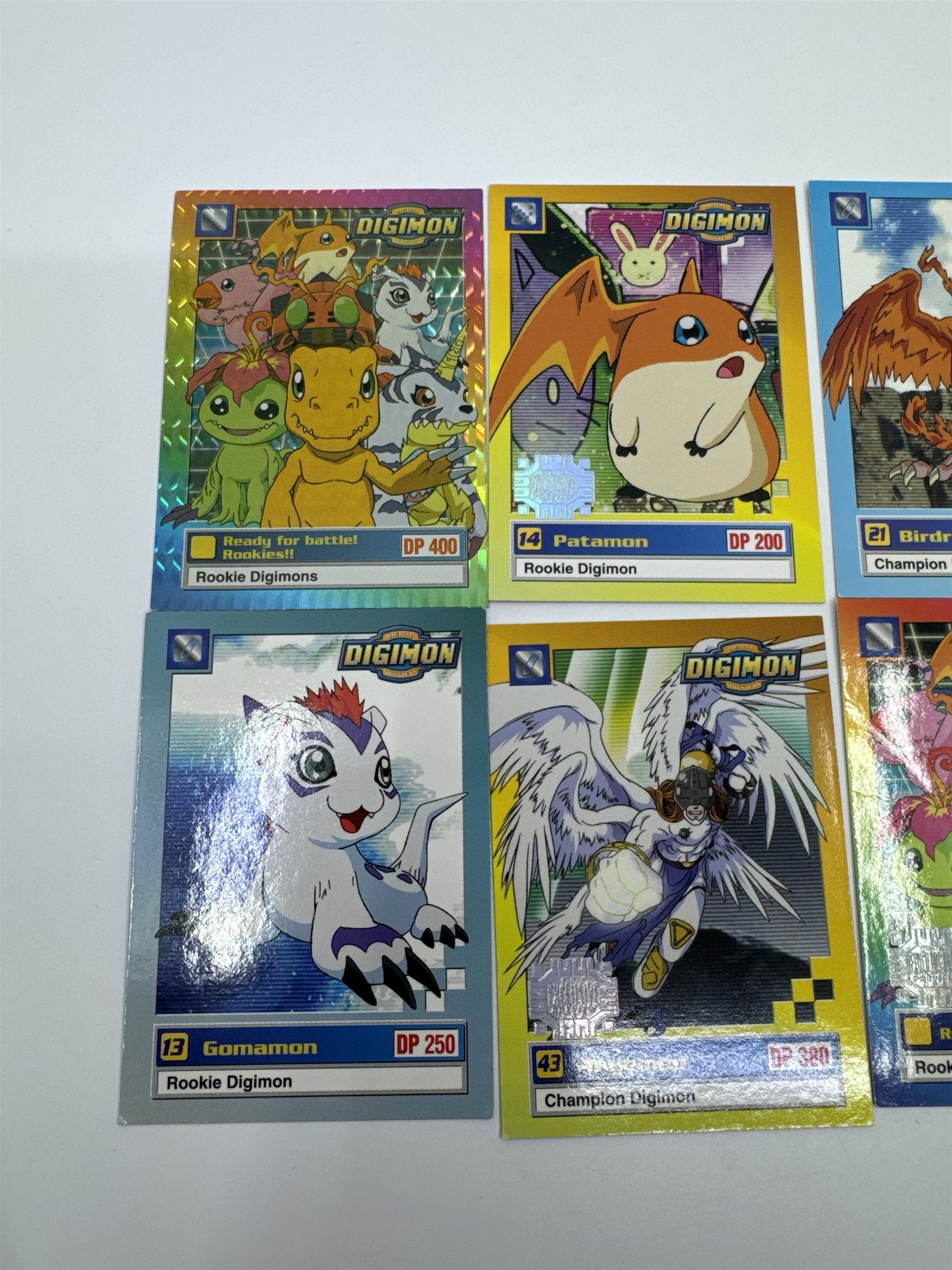 Set Of 10 Digimon Trading Cards