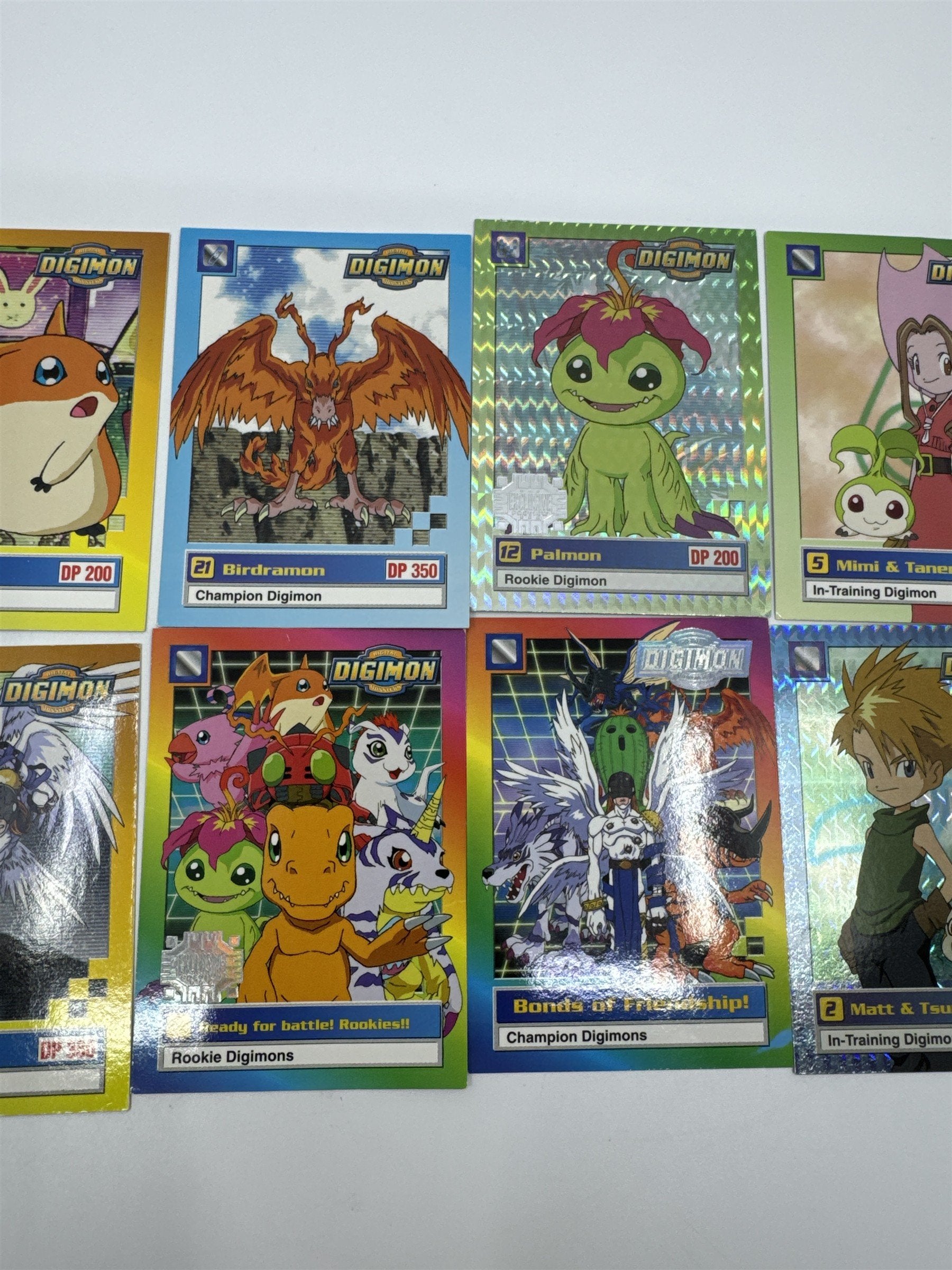 Set Of 10 Digimon Trading Cards