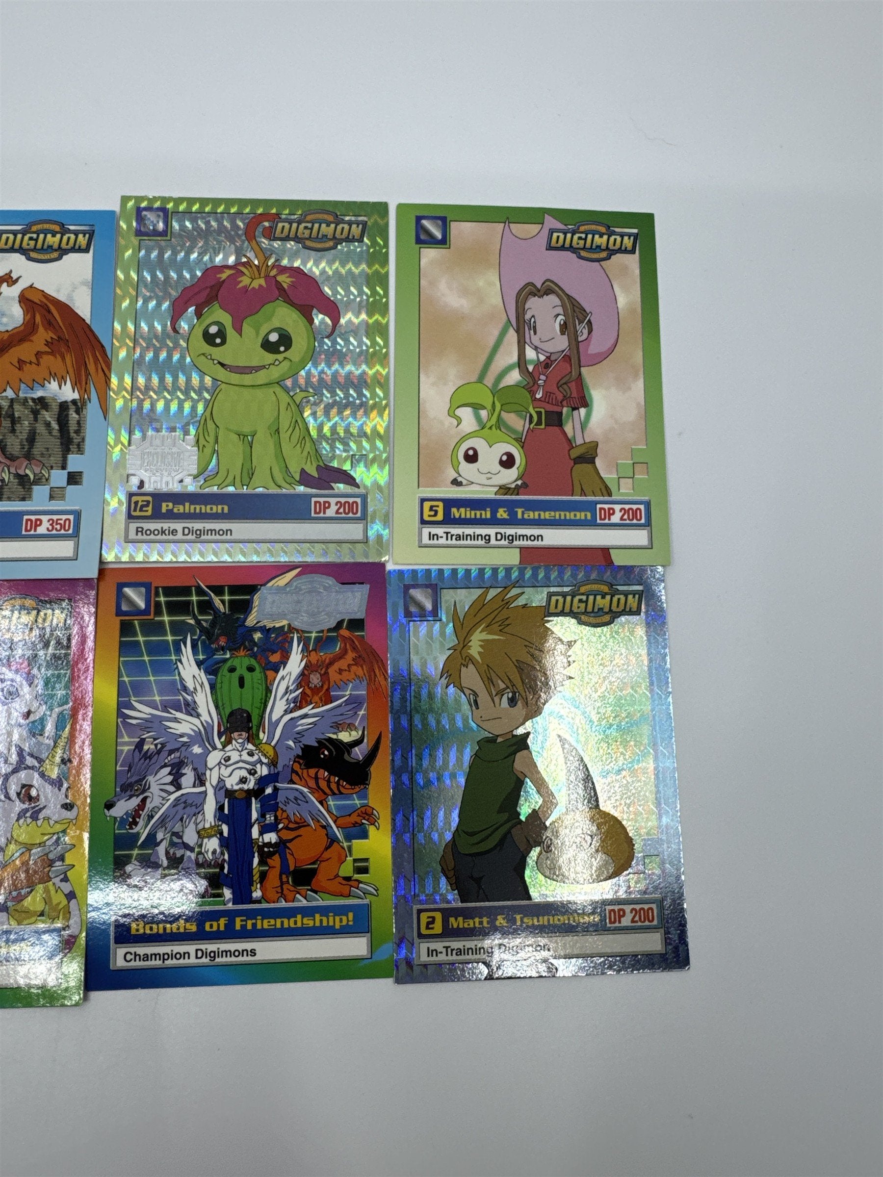 Set Of 10 Digimon Trading Cards