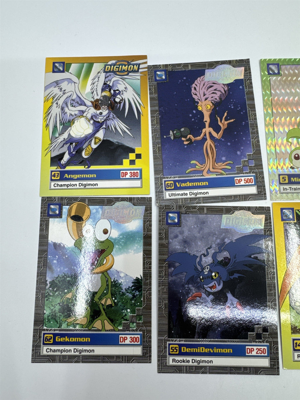 Set Of 10 Digimon Trading Cards