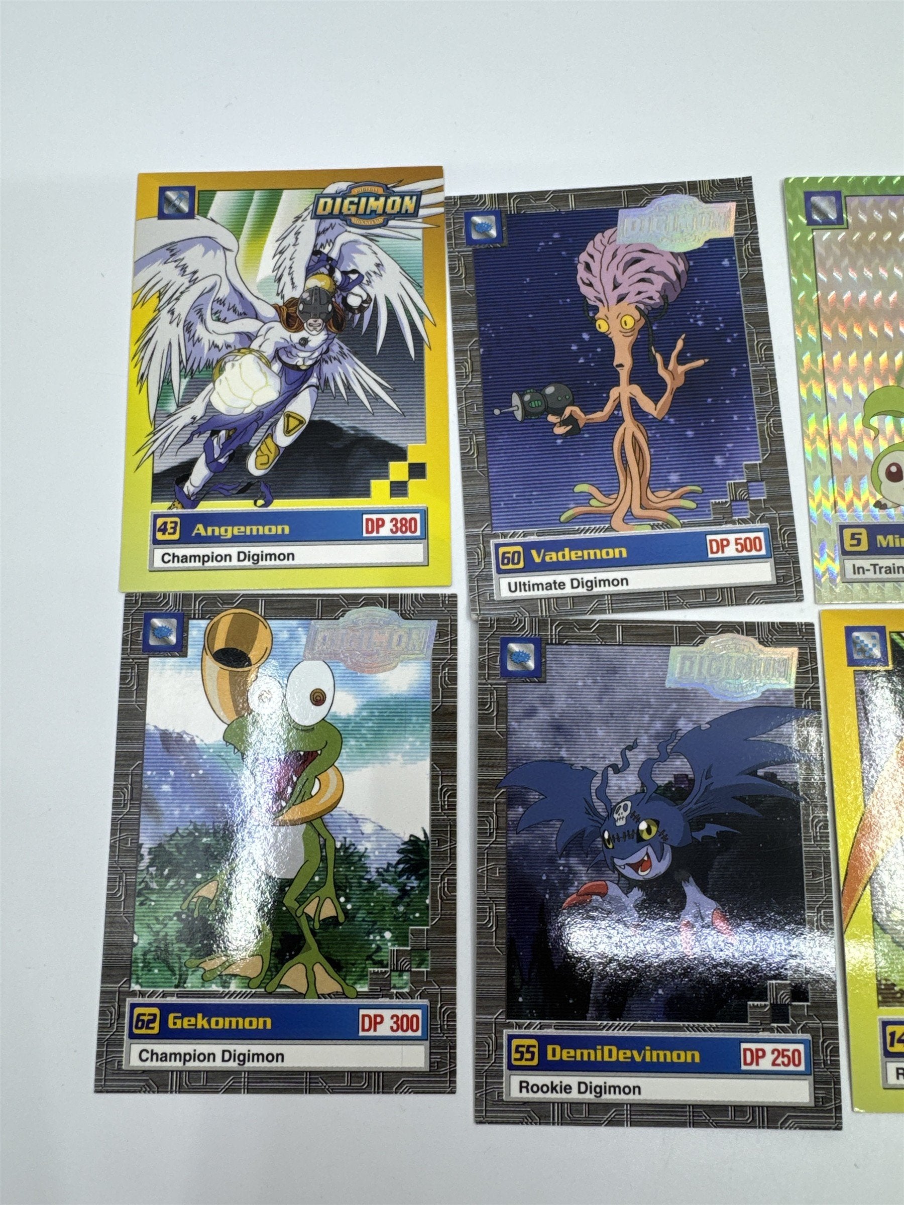 Set Of 10 Digimon Trading Cards