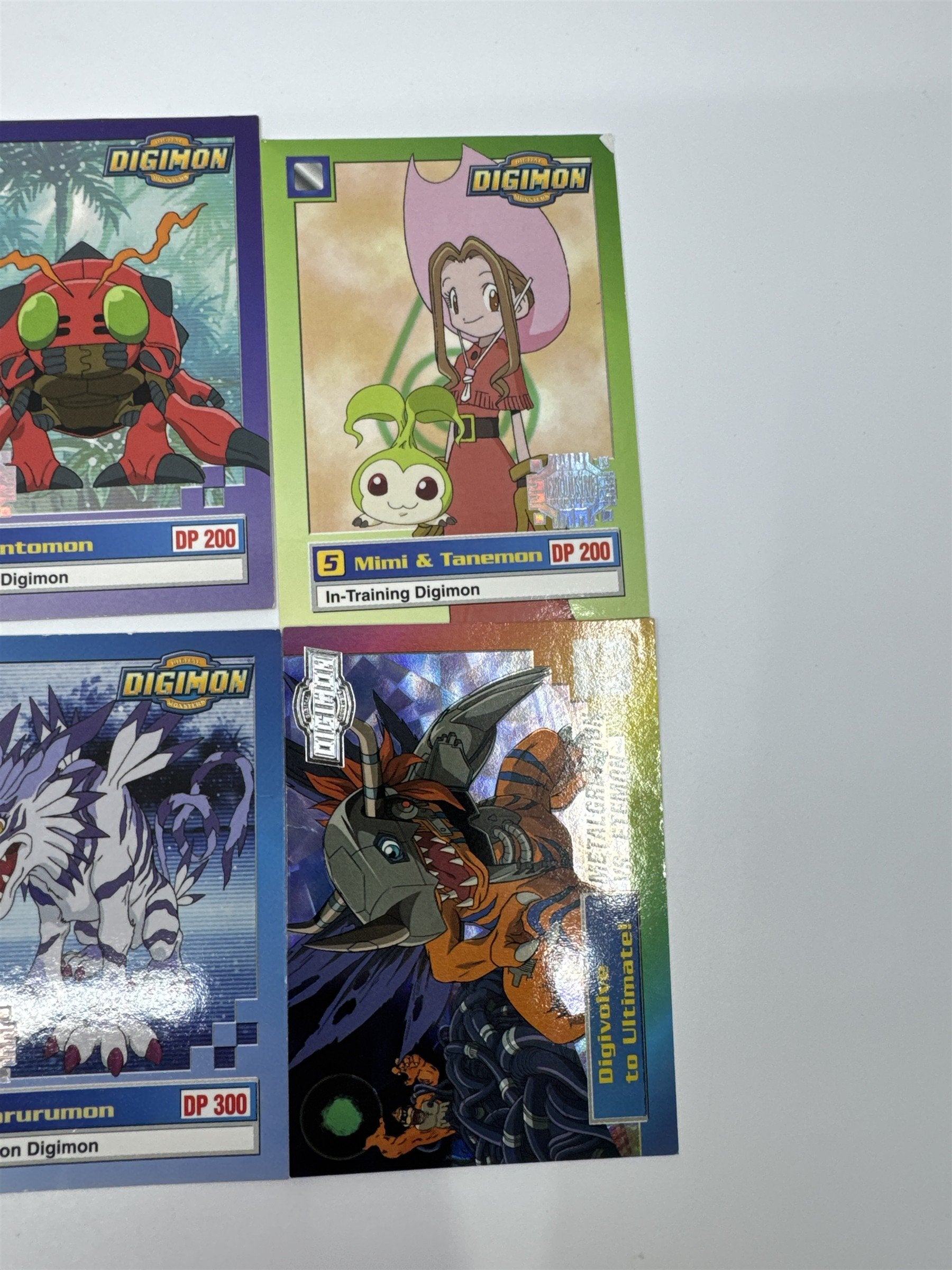 Set Of 10 Digimon Trading Cards