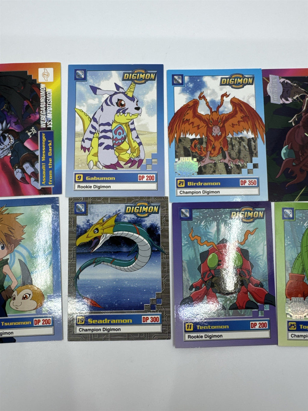 Set Of 10 Digimon Trading Cards