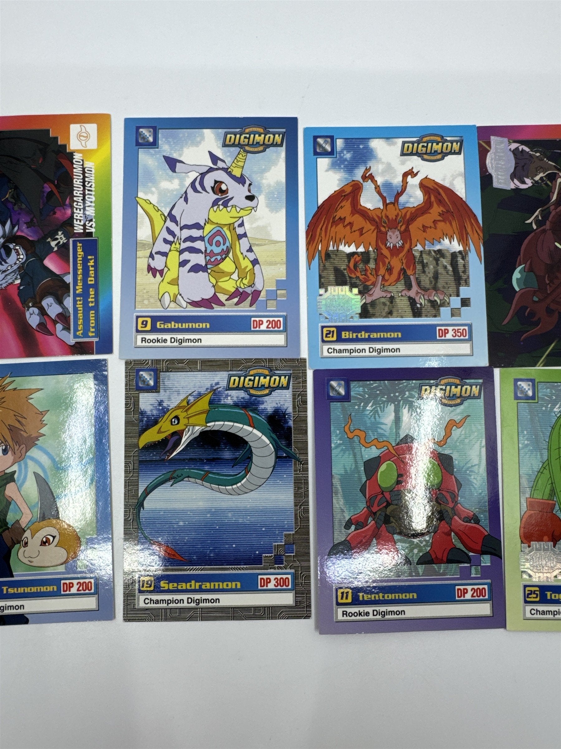 Set Of 10 Digimon Trading Cards
